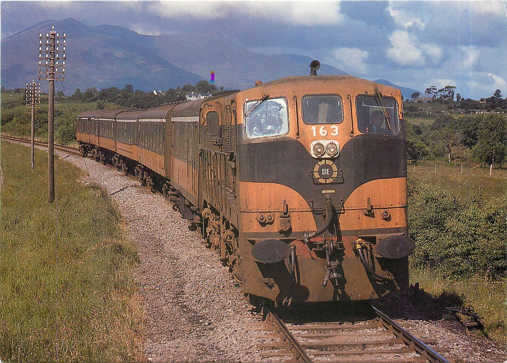 CPM Diesel electric locomotive 163 near Killarney