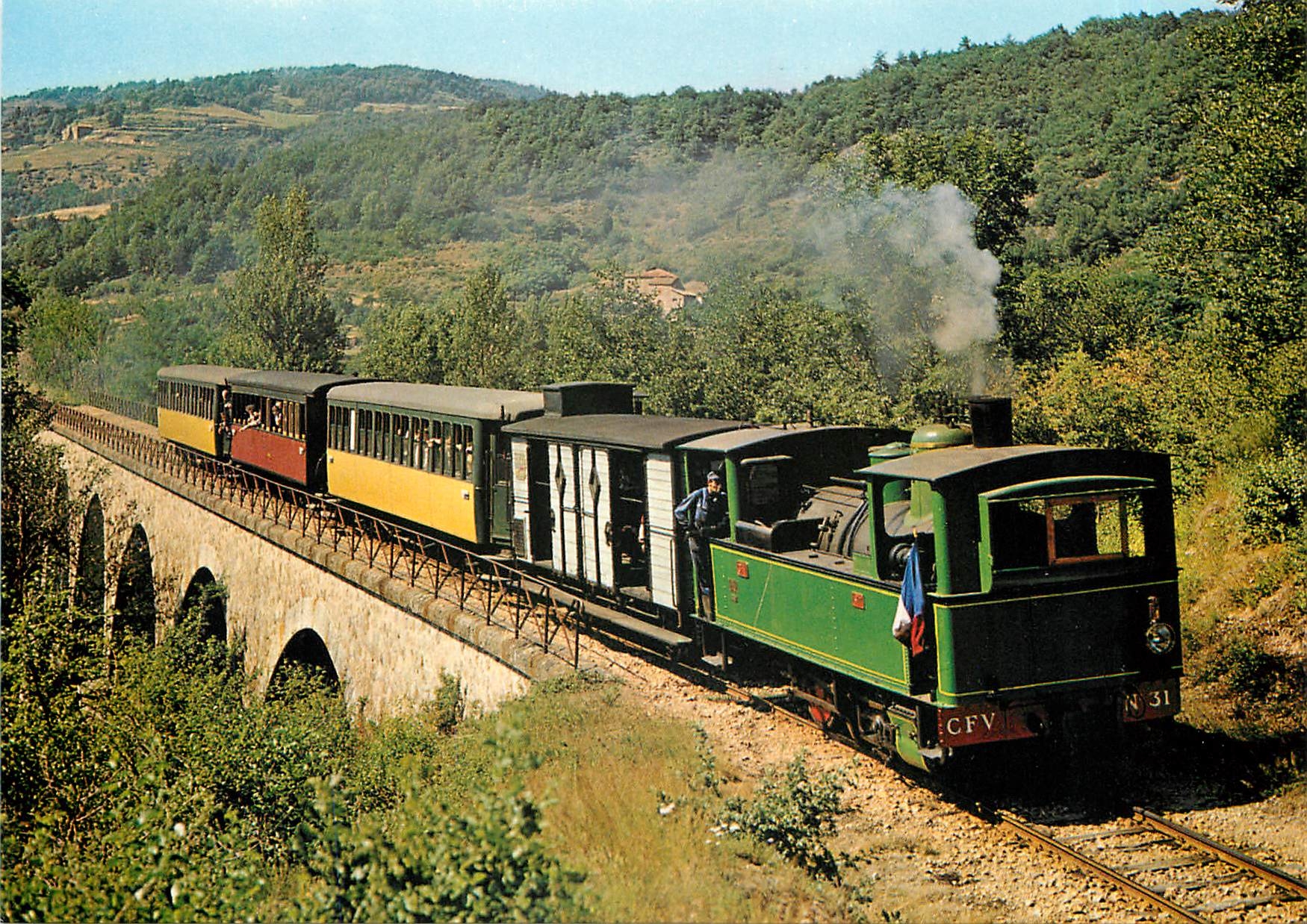 CPM Locomotive 030T Chemin de fer du Vivarais