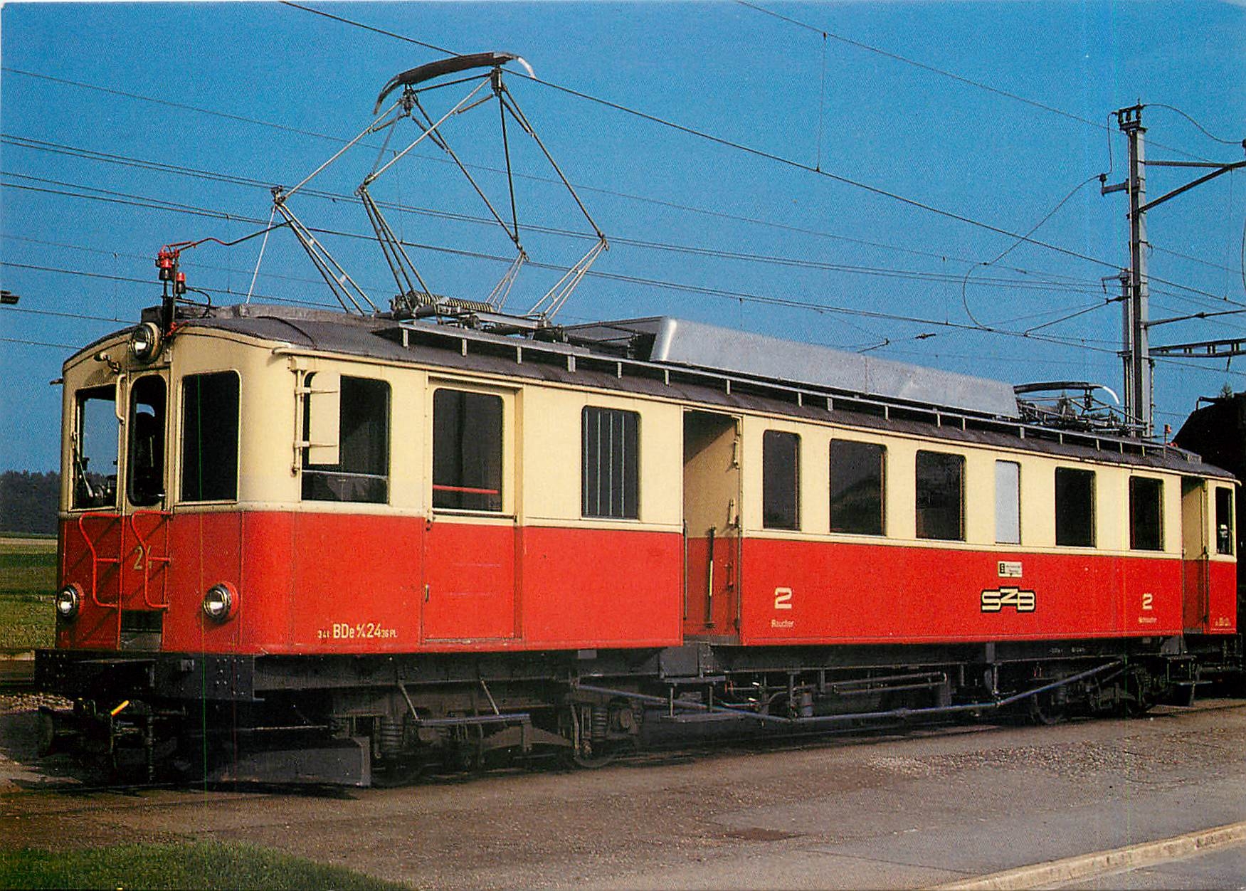 CPM Solothurn Zollikofen Bern Bahn Electric motor coach BDe 4 4 24