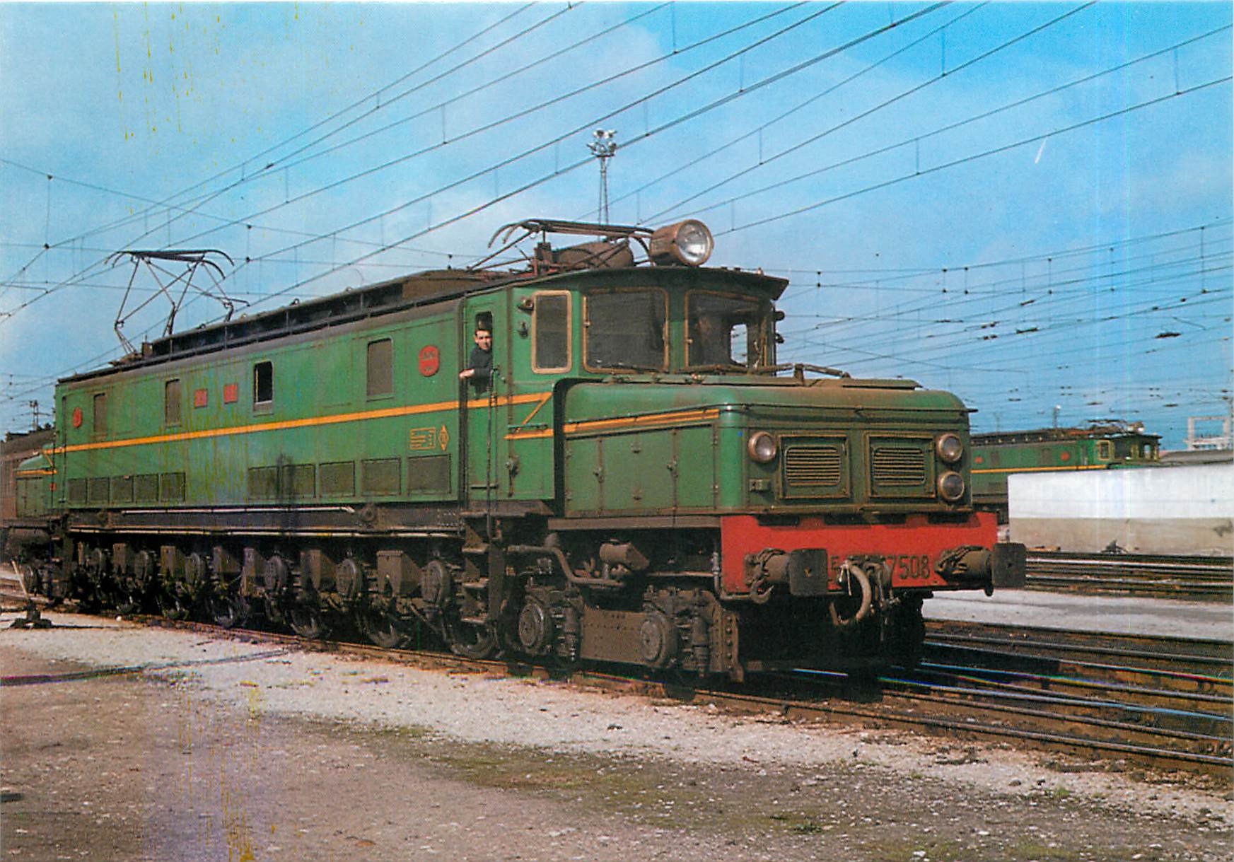 CPM Locomotora electrica 7508 serie 7501 a 7512 
