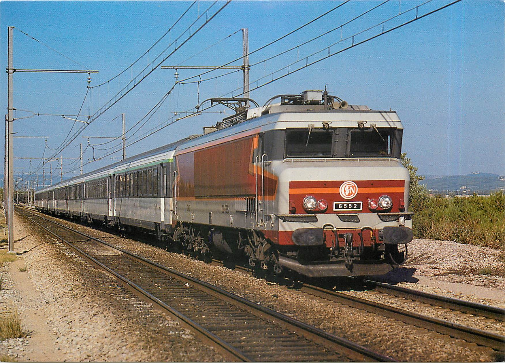 CPM Locomotive CC 5552 near St Chamas 