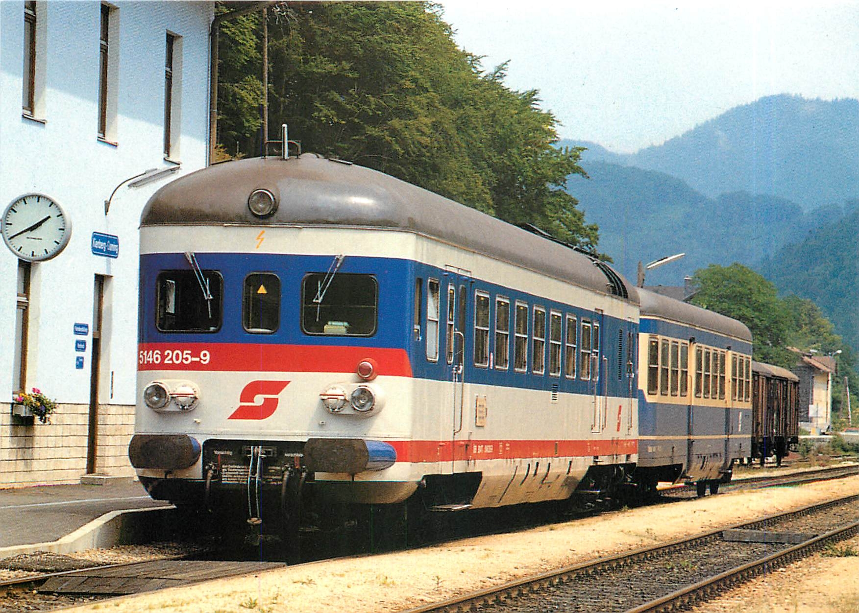 CPM OBB rail car for local service 5146 205 9 at Kienberg Gaming