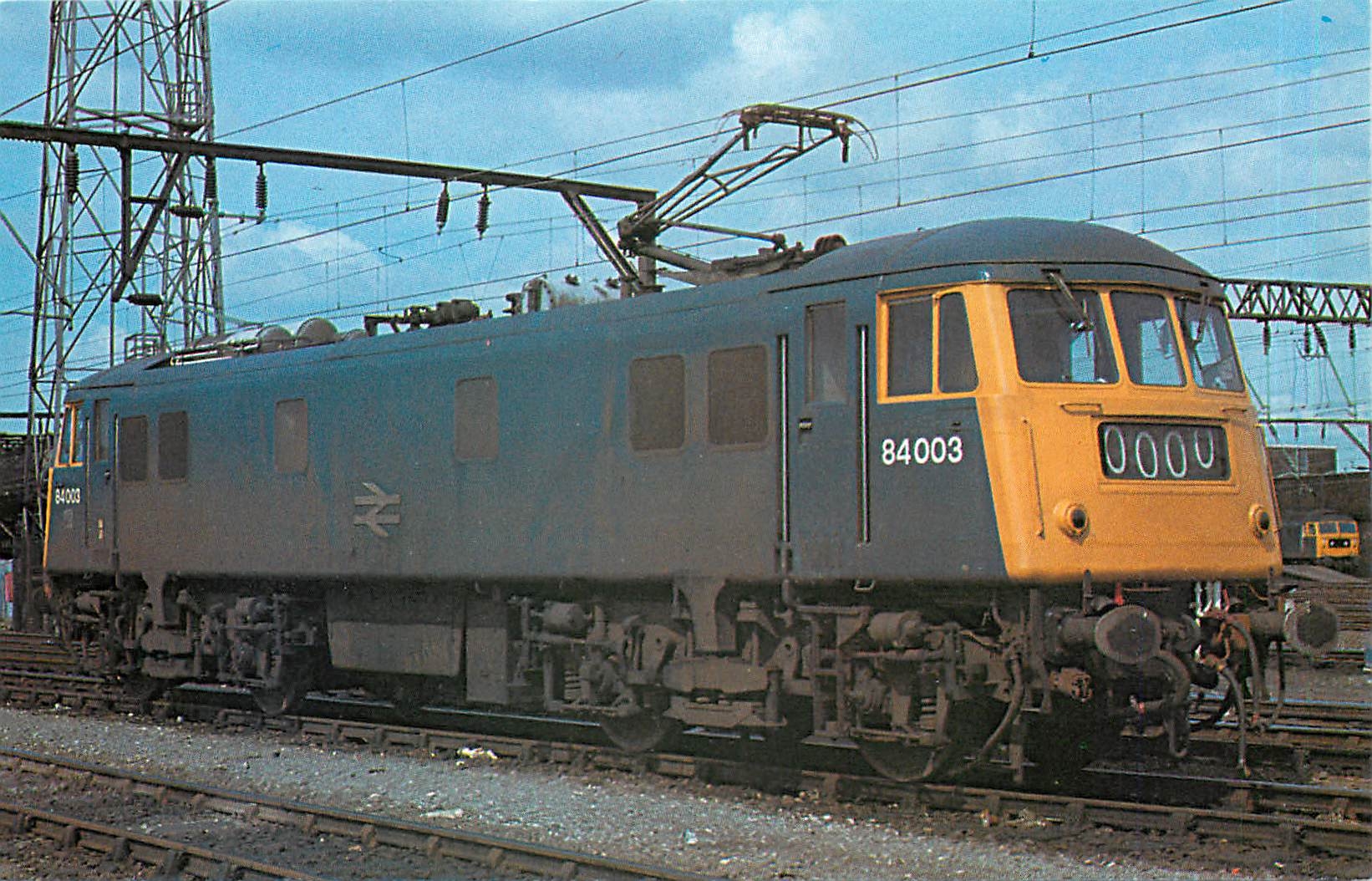 CPM Tram No 84 003 at Crewe in 1979 