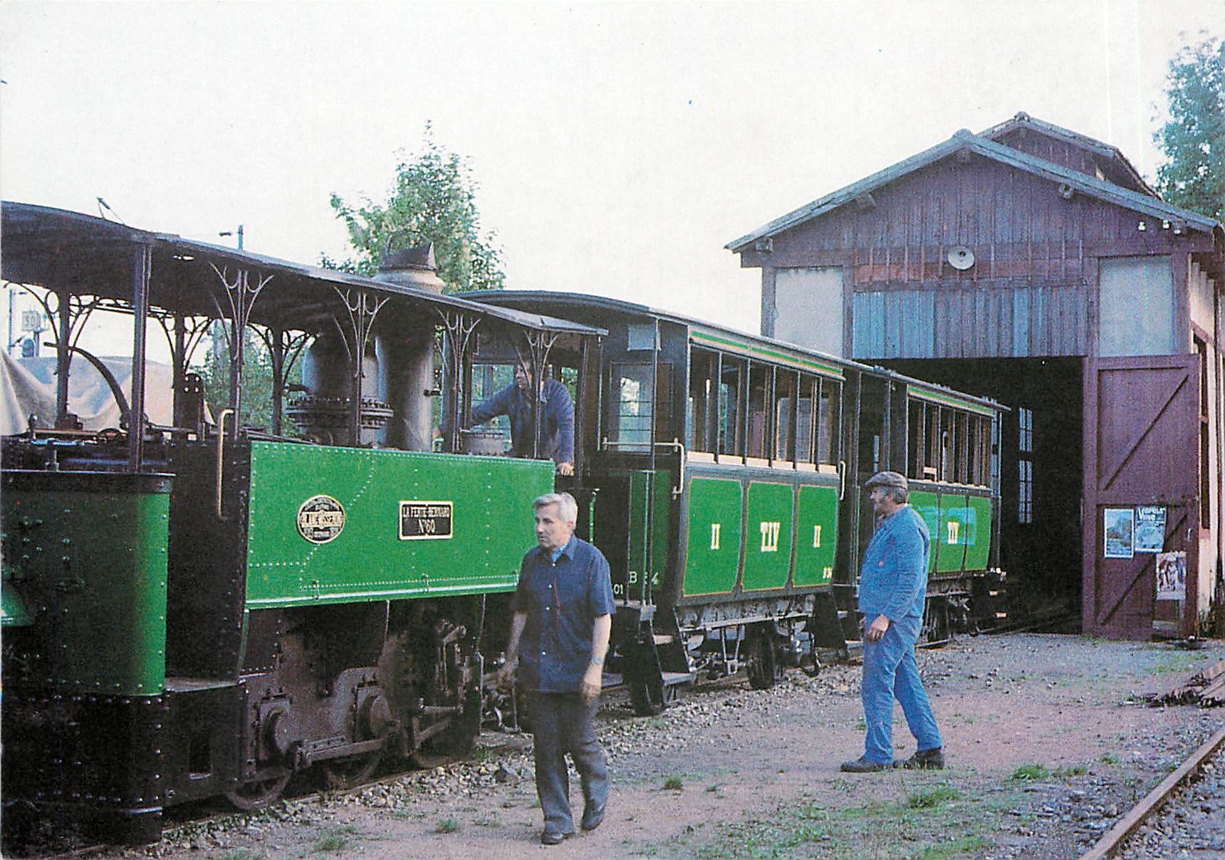 CPM Gare de Valmondois Loco des tramways de la Sarthe n 60 de 1898