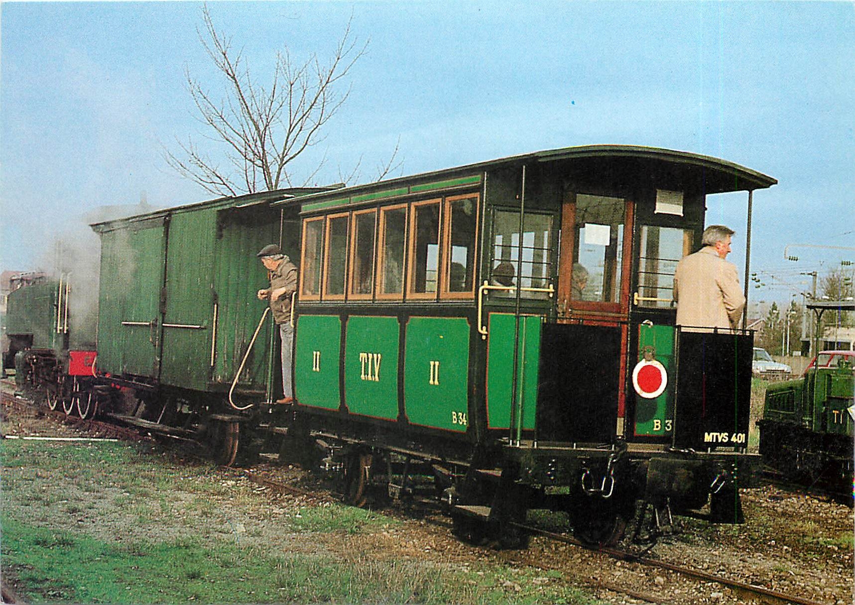 CPM Gare de valmondois Voiture TIV B 34 