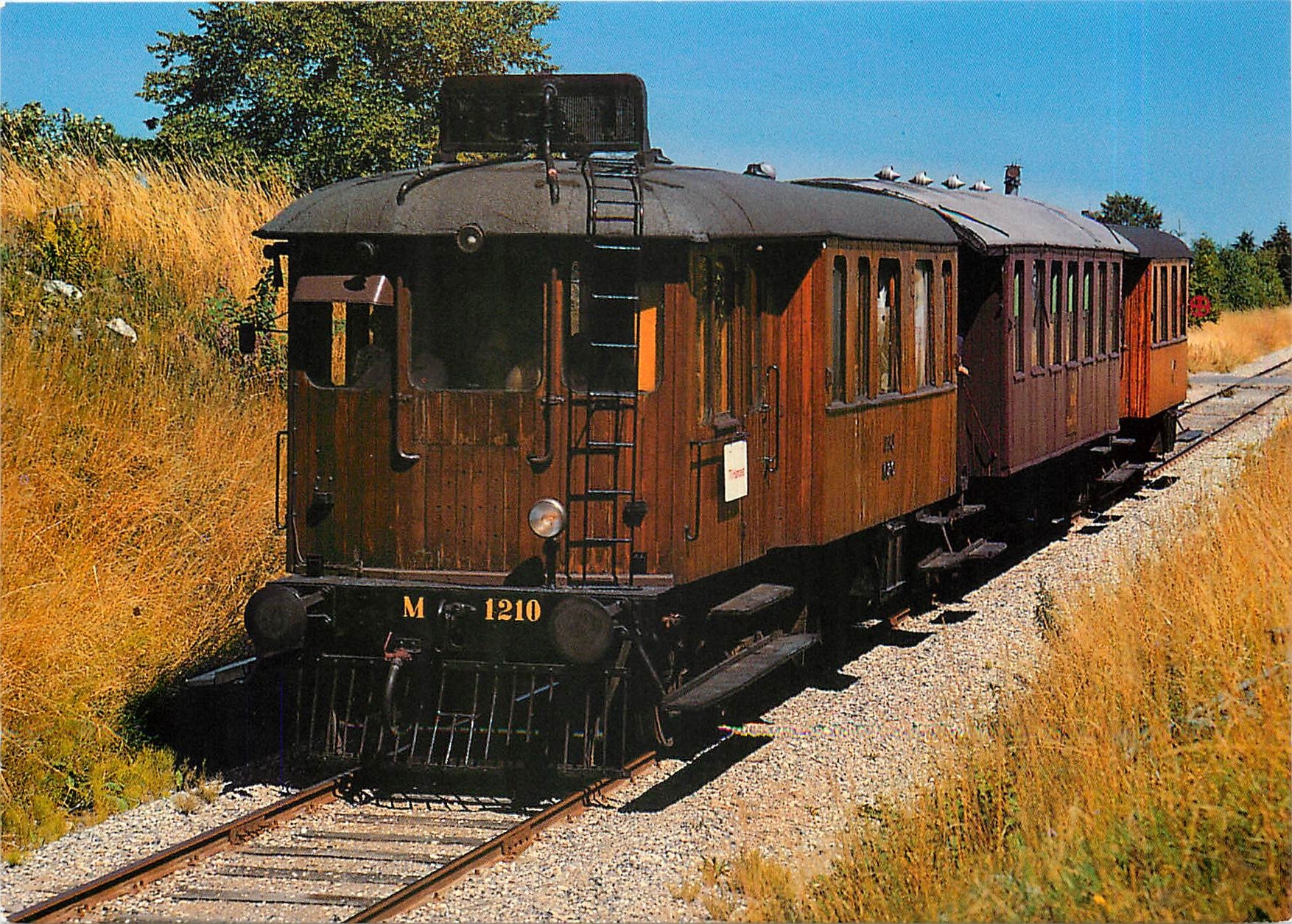 CPM Diesel rail car M 1210 Mariager Handest preserved railway 