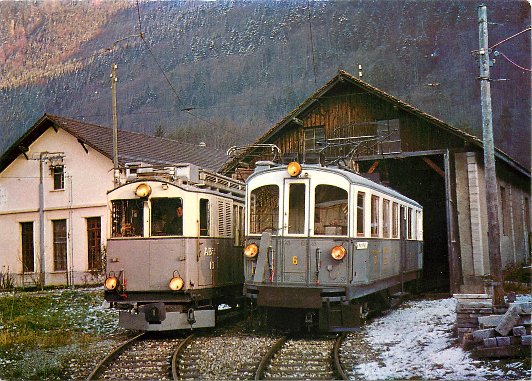 CPM Blonay Chamby Museumbahn Region Montreux Vevey BCFeh 4 4 6 