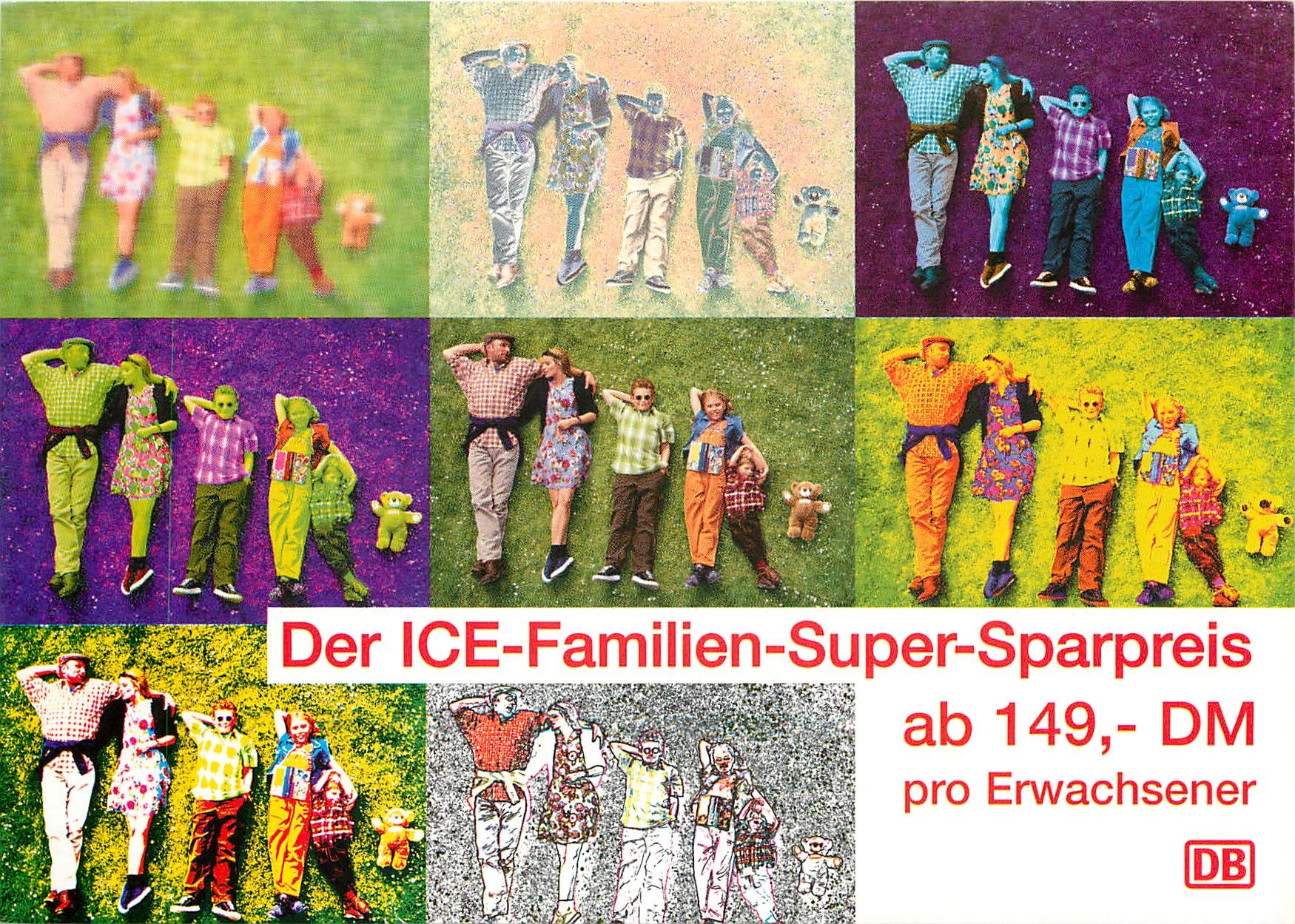 CPM Der ICE Familien Super Sparpreis ab 149 DM