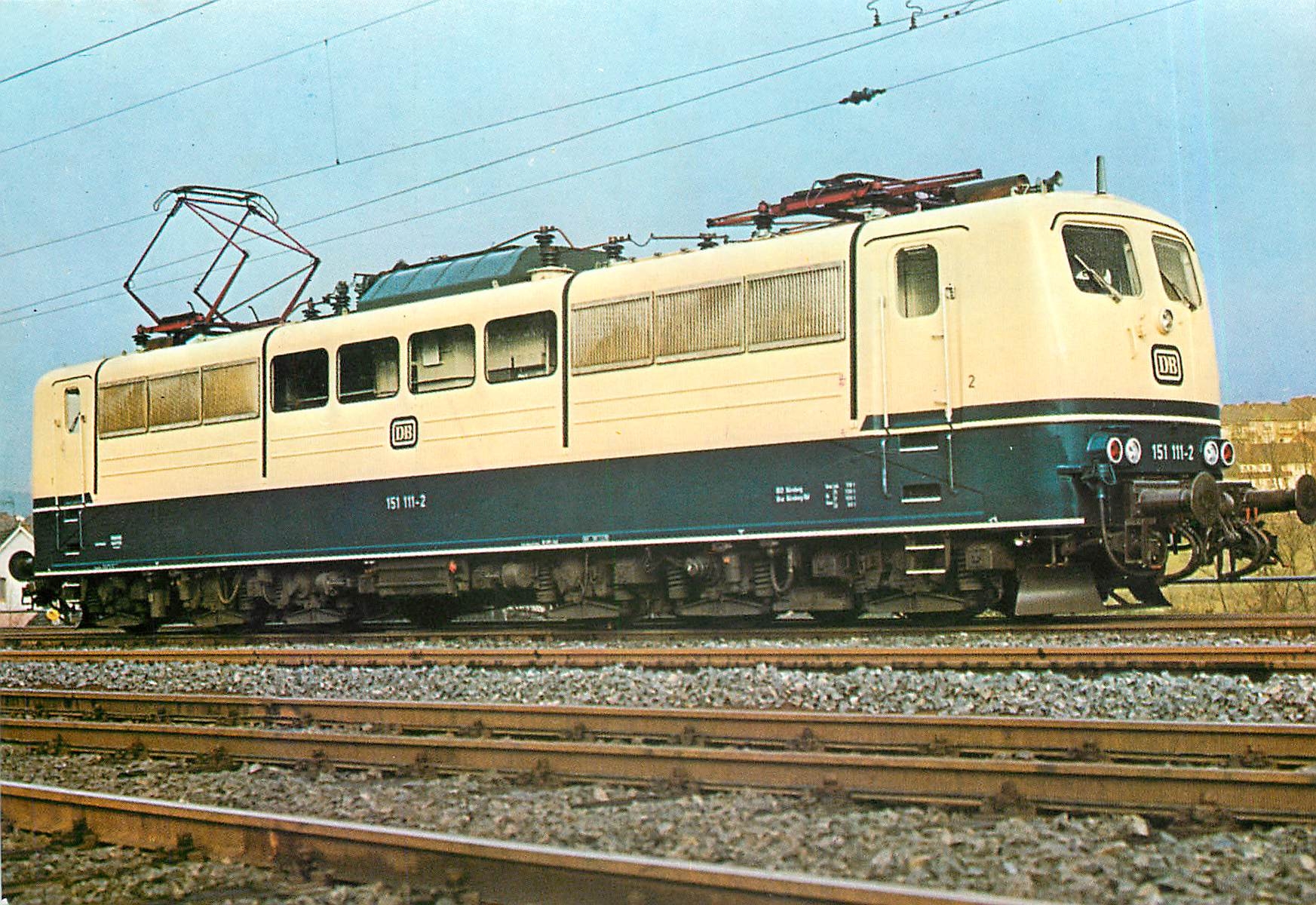 CPM Baureihe E 151 elektrische Lokomotive fur den schweren Guterzugdienst 