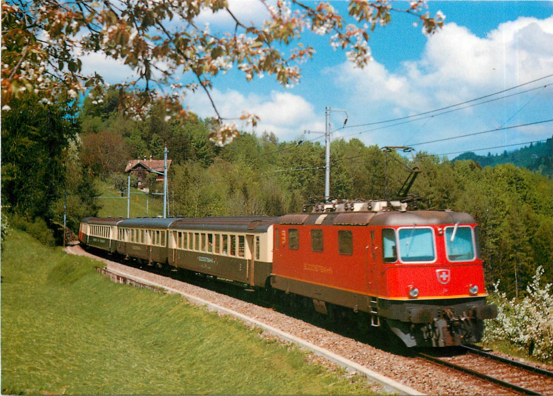 CPM Romanshorn St Gallen Luzern mit Re 4 4 Nr 43 Rothenturm 