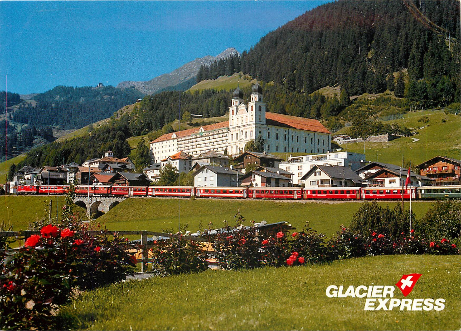 CPM Der Glacier Express bel Disentis 