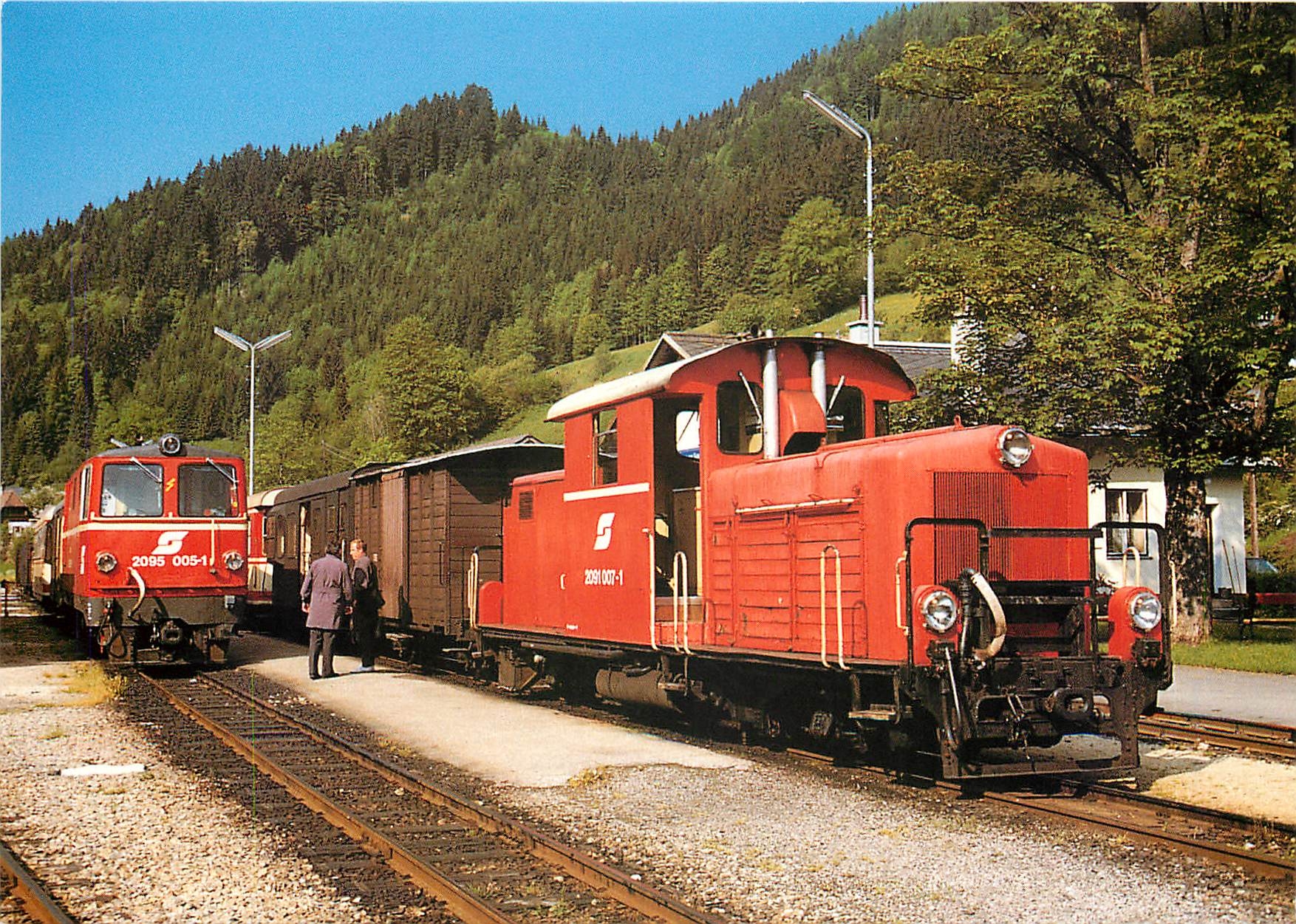 CPM Locomotive OBB 2091 007 1 at Lunz am See