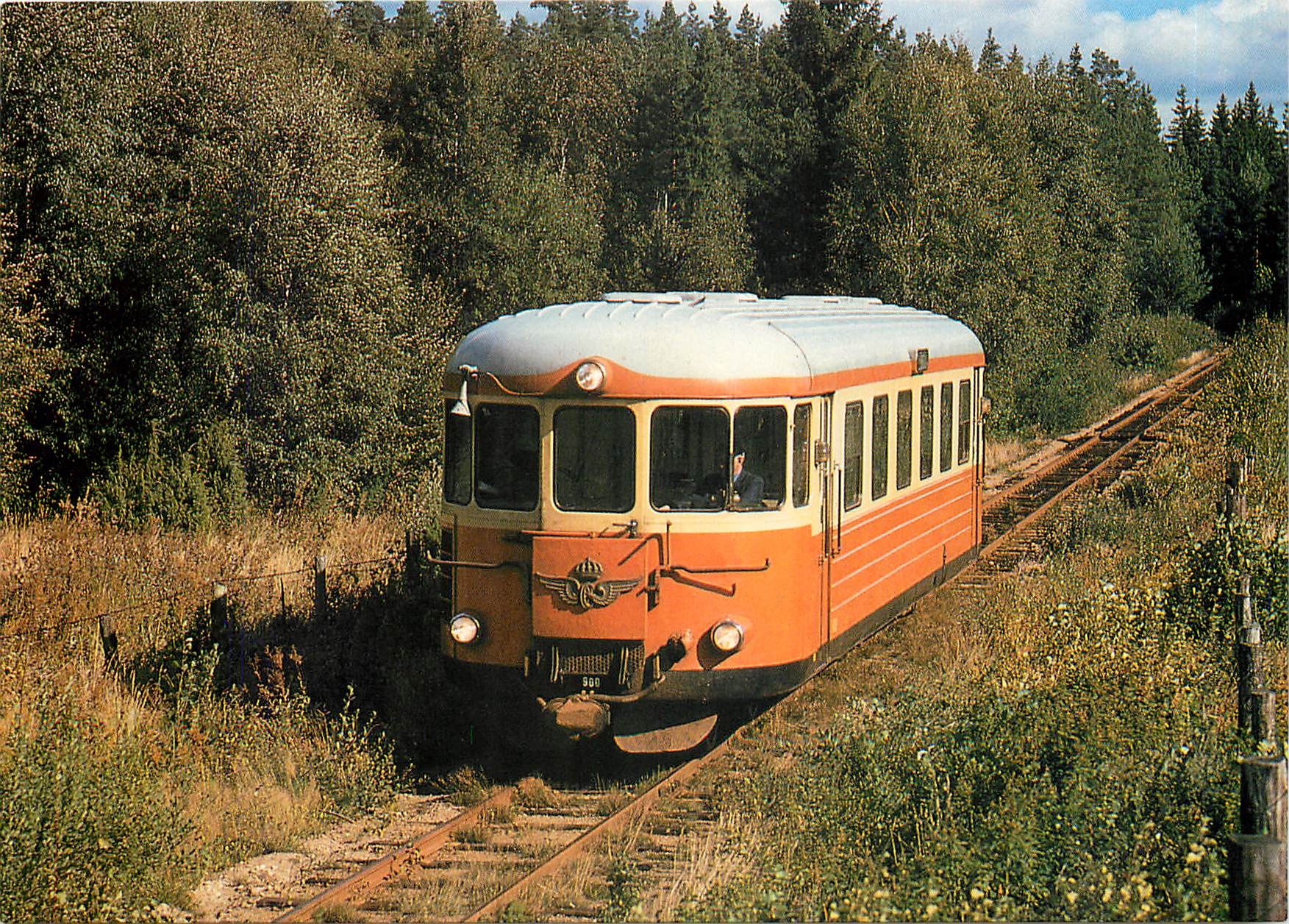 CPM Narrow gauge railcar YP 900 near Hultsfred 