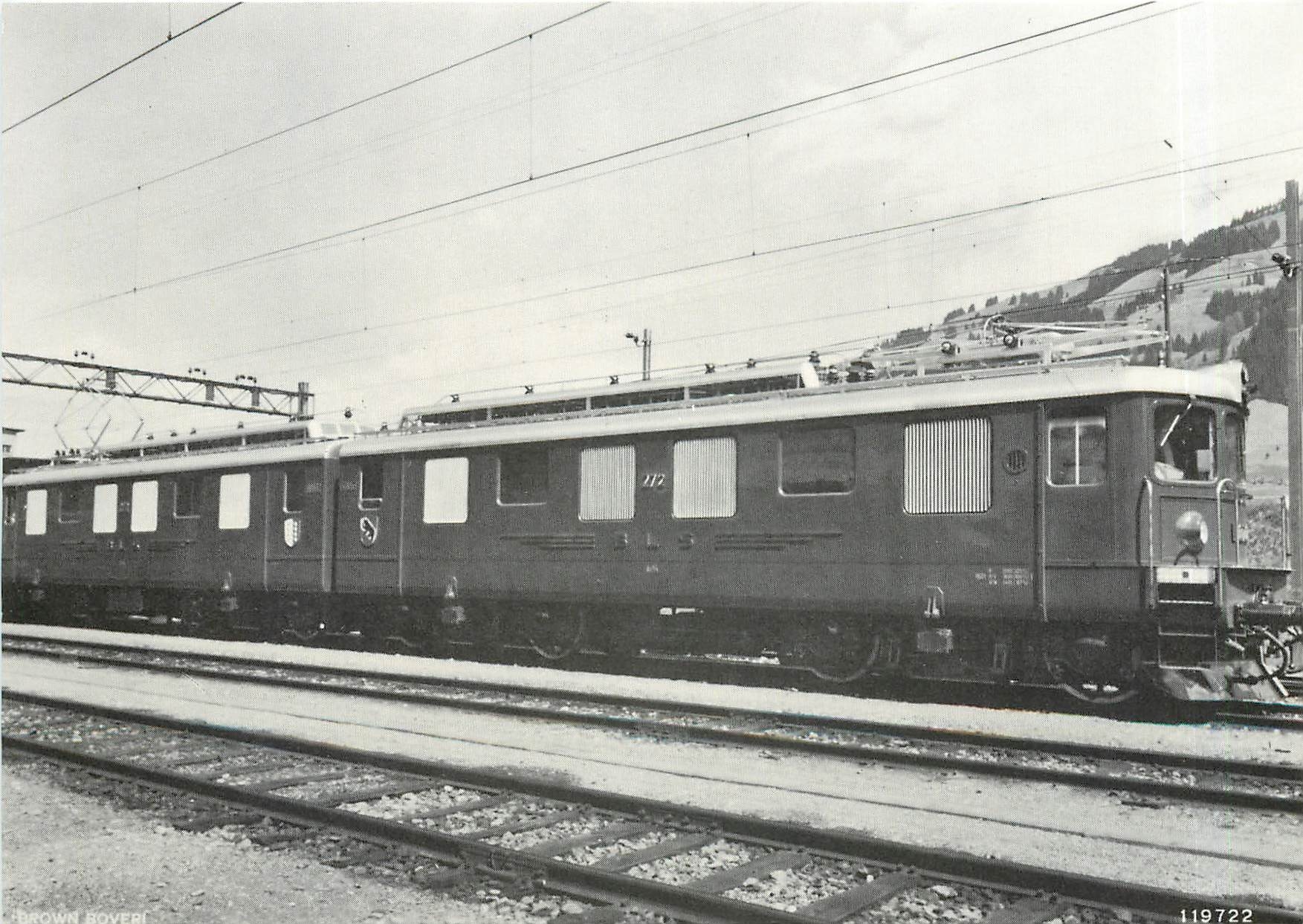 CPM BLS Locomotive Ae 8 8 Bern Lotschberg Simplon