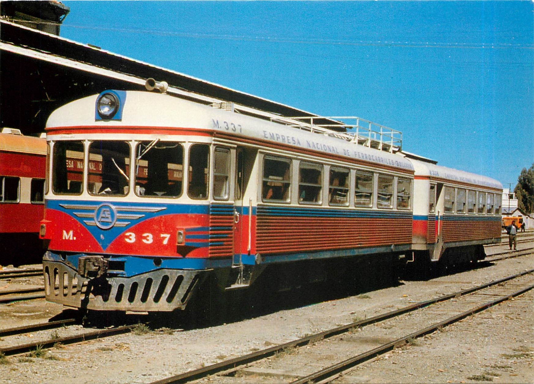 CPM Western Section Double Railcar no 337 Ferrostaal