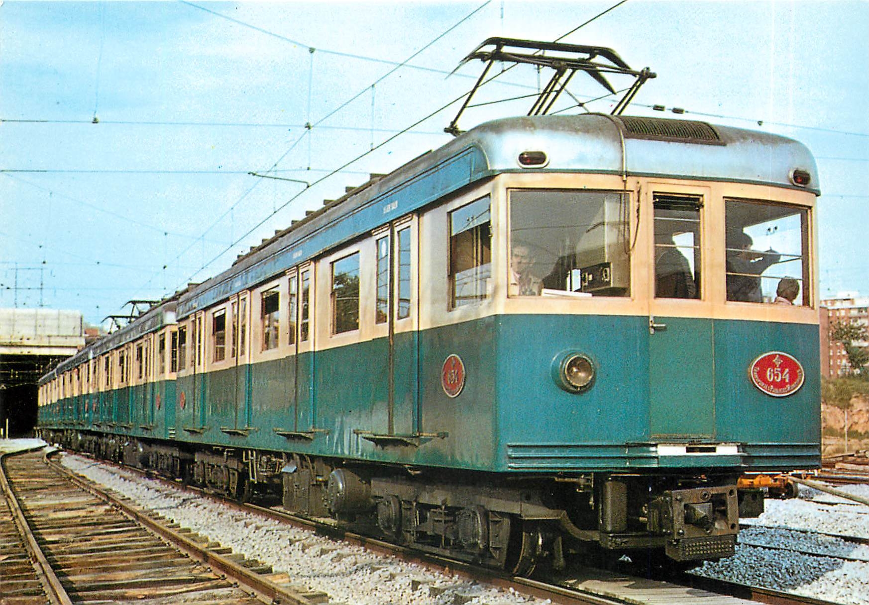 CPM Metro de Barcelona Serie 601 a 607 i 651 a 657