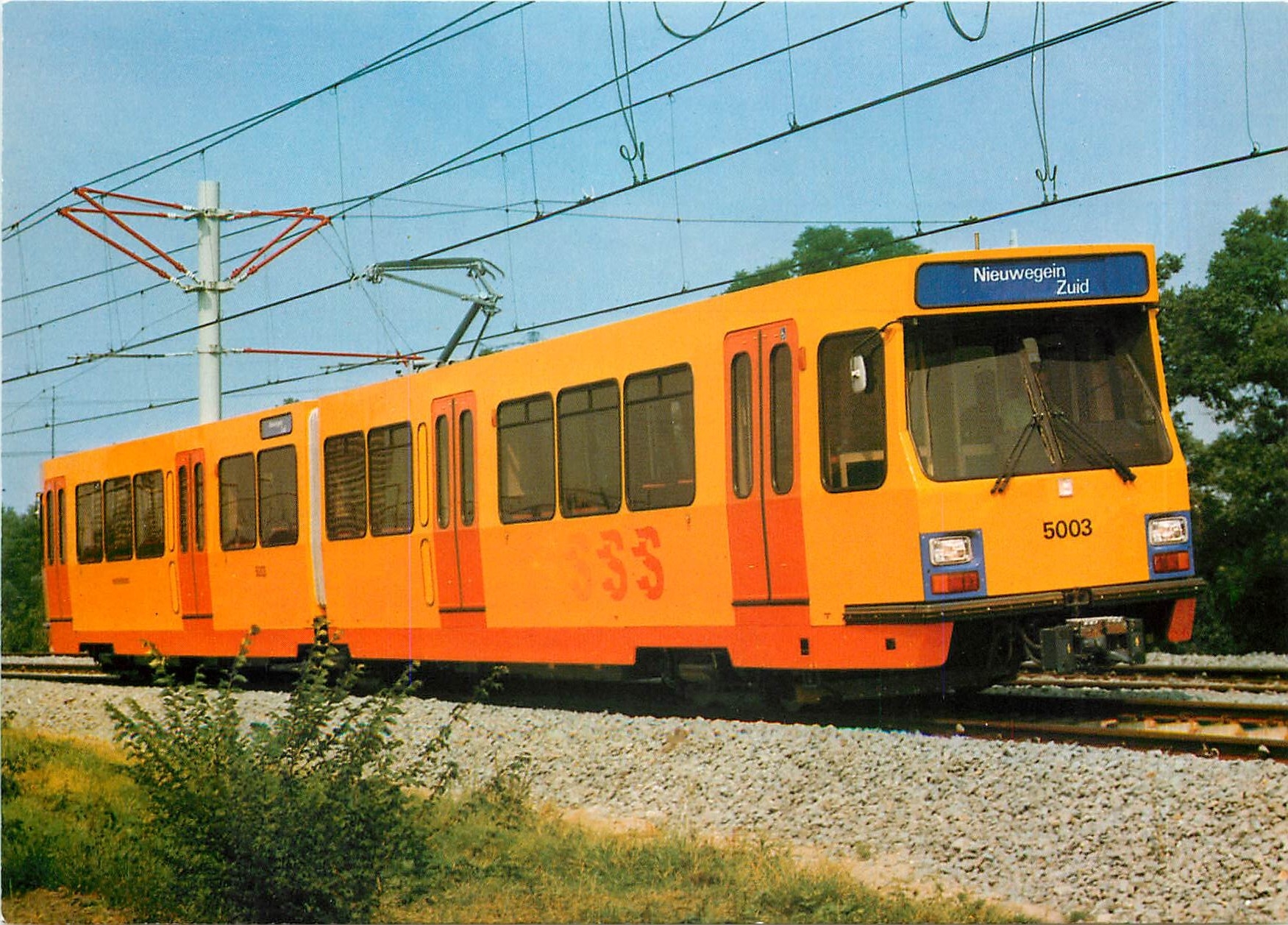 CPM Netherlands Railways Bi directional articulated light rail vehicle for Rapid Transit Utrecht 