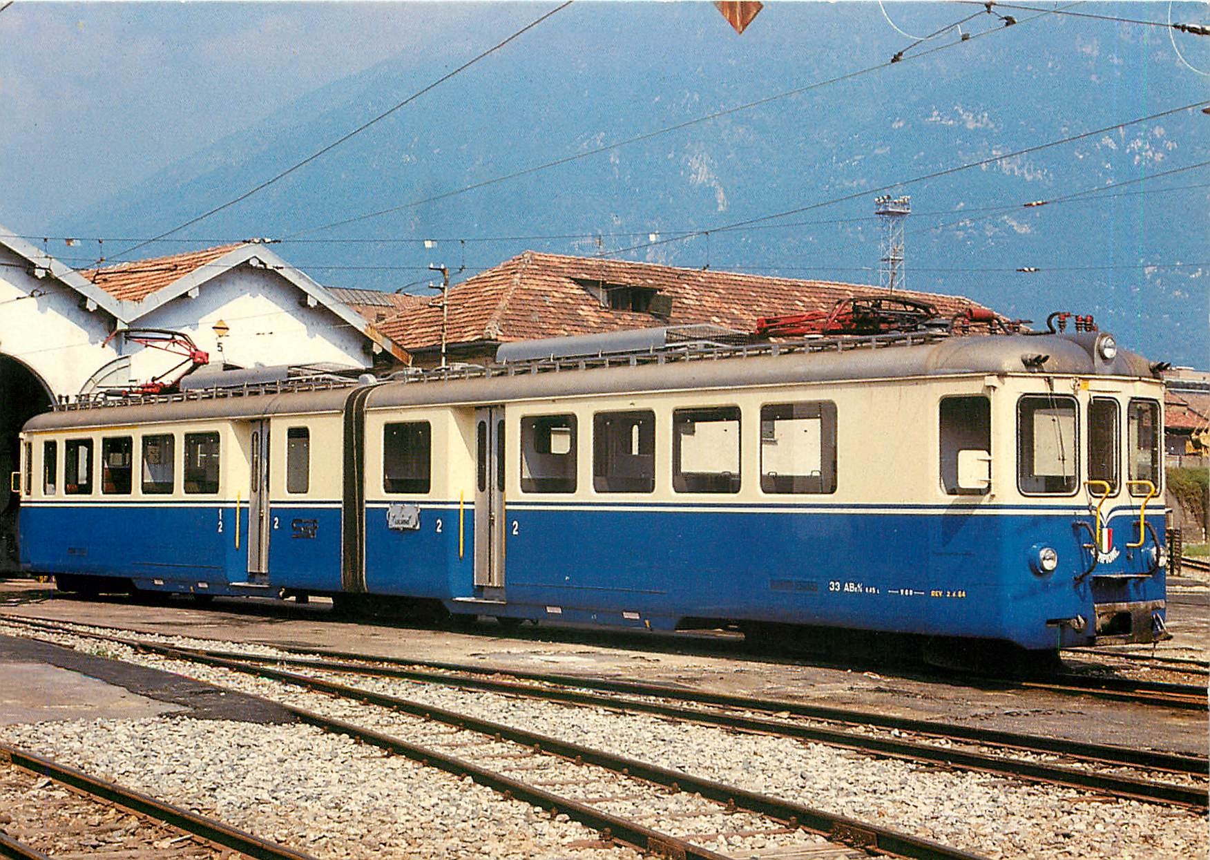 CPM Electric motor coach Be 6 6 33 Sempione 