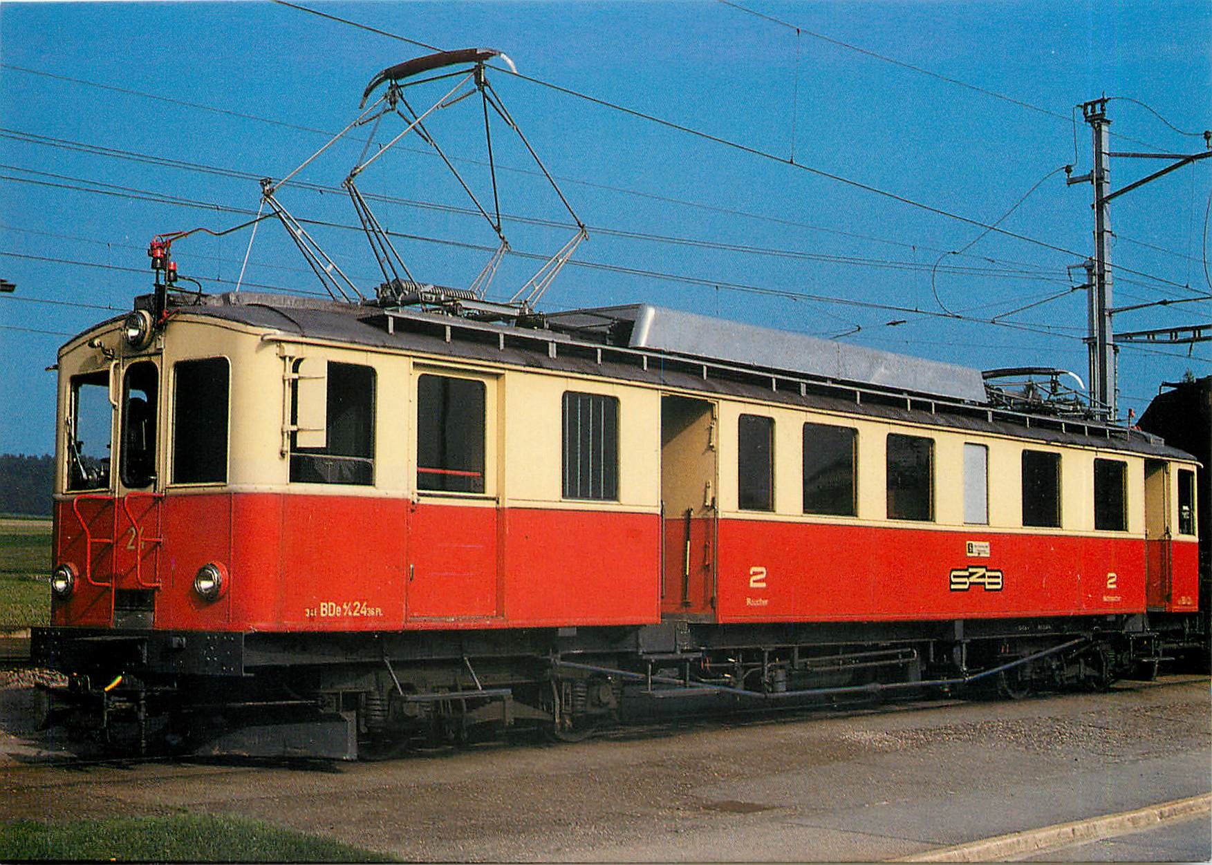 CPM Regionalverkehr Bern Solothurn Electric motor coach Bde 4 4 24 