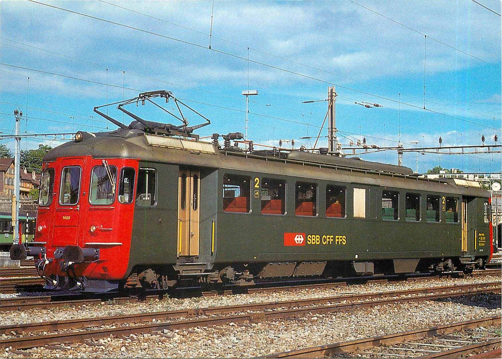 CPM Schweizerische Bundesbahnen Electric motor coach Rbe 4 4 1405 