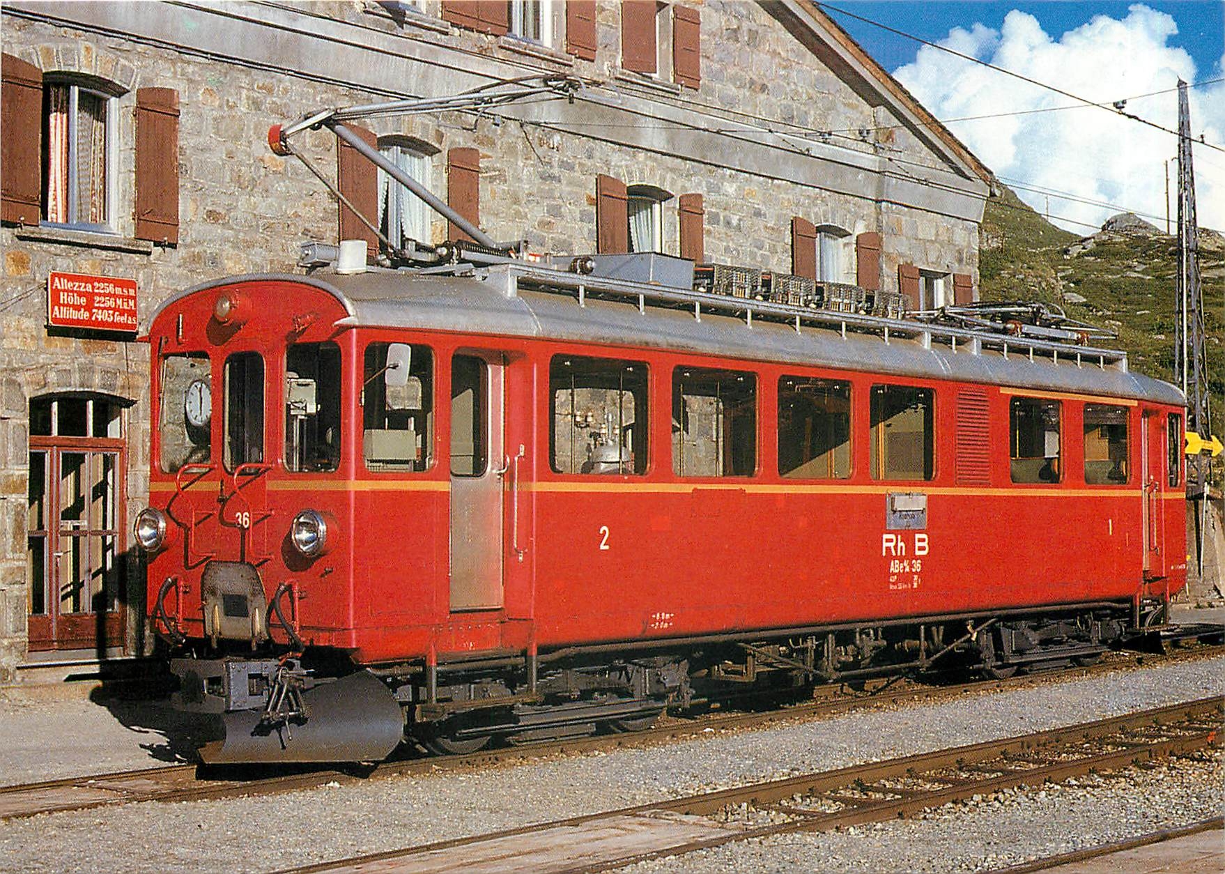 CPM Rhaetian Railway RhB Electric motor coach ABe 4 4 36 