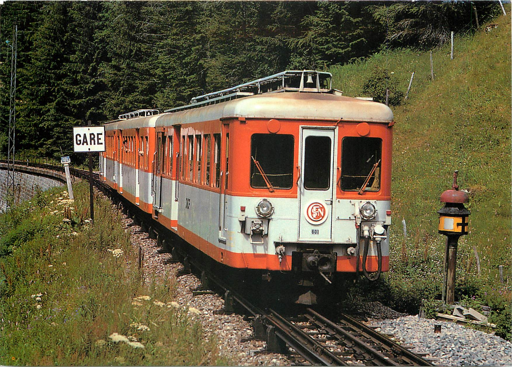 CPM SNCF electric rail car Z 601 