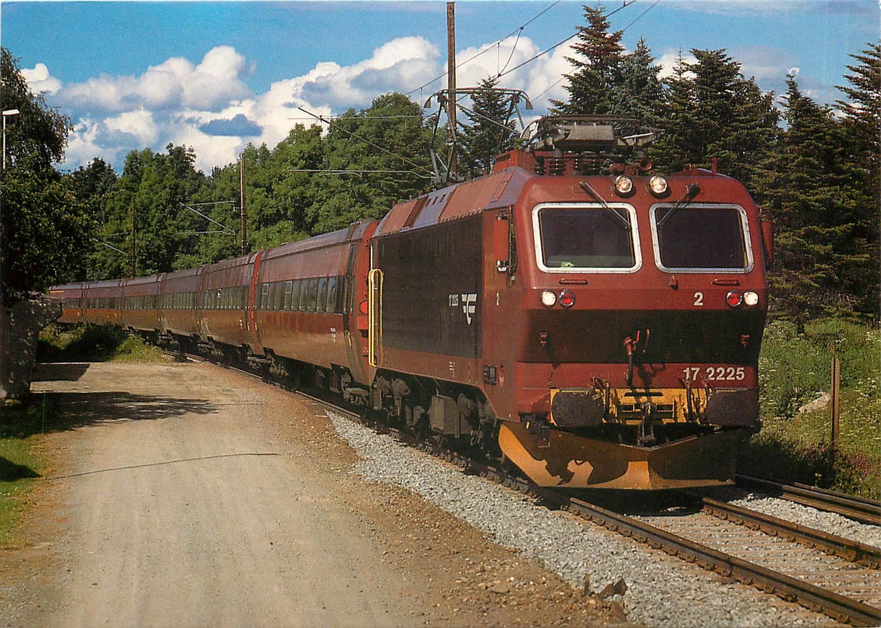 CPM Norwegian Railways electric locomotive 17 2225 Henschel NEBB BBC 1981 