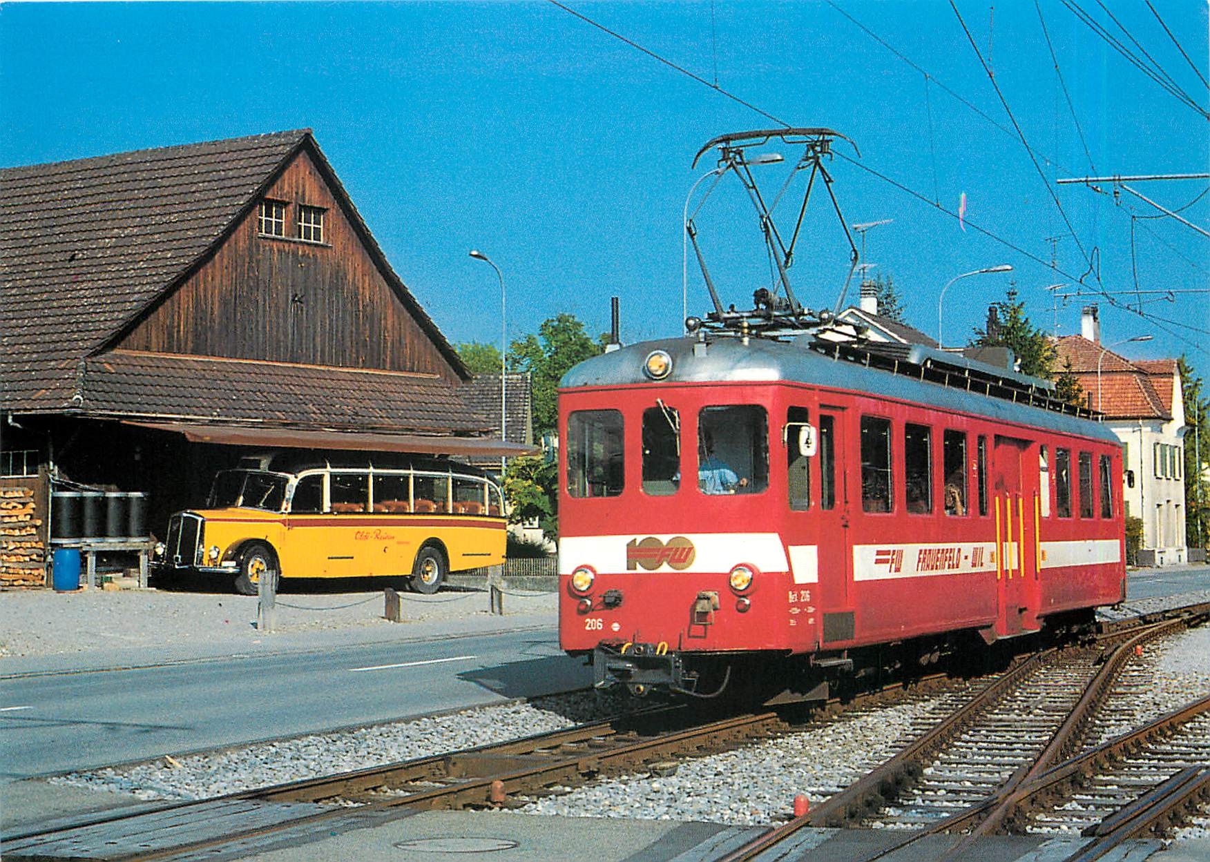 CPM Frauenfeld Wil Bahn electric railcar Be 4 4 206 