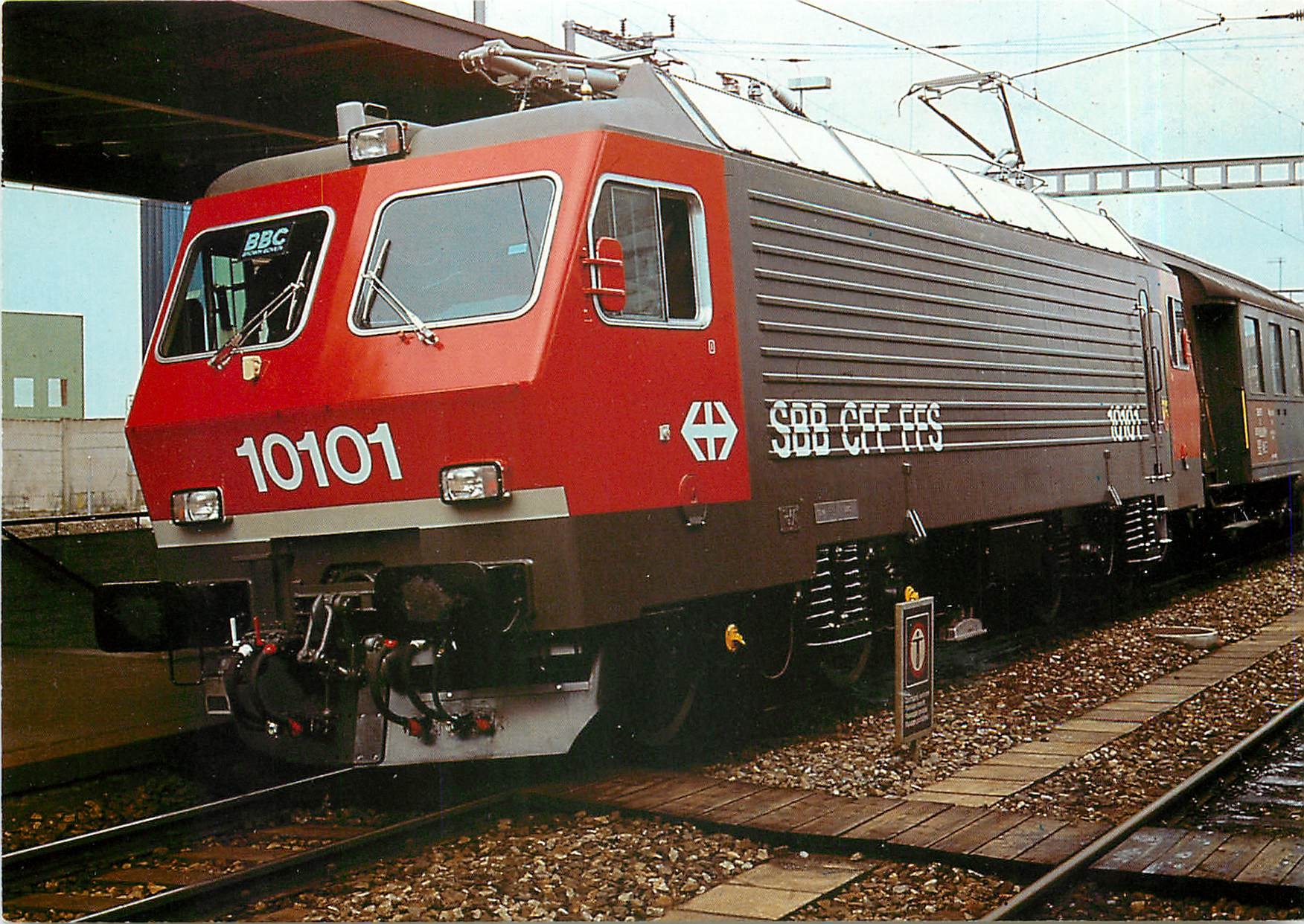CPM SBB Schnelizugslokomotive Vallee de Joux Re 4 4 IV Nr 10101 
