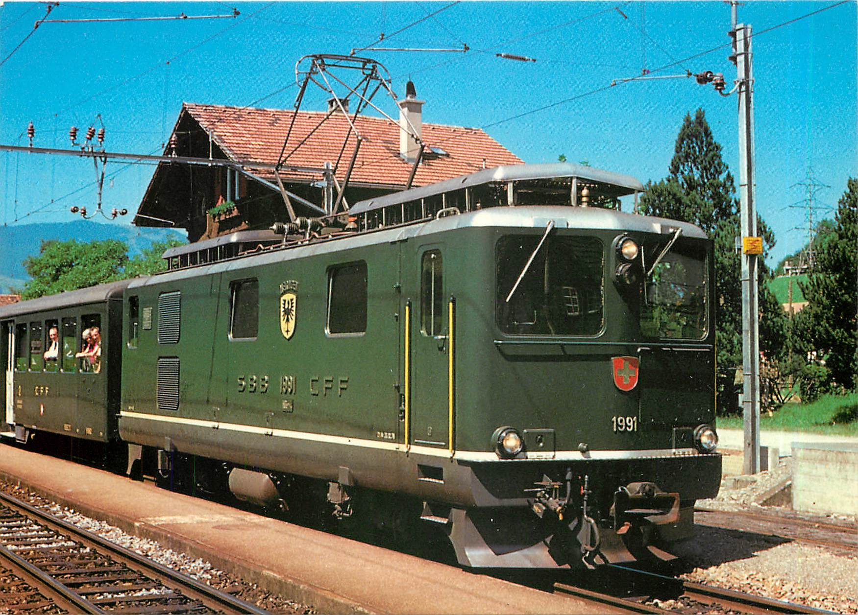 CPM Brunig Railway SBB Meter gauge rack locomotive HGe 4 4 1991 