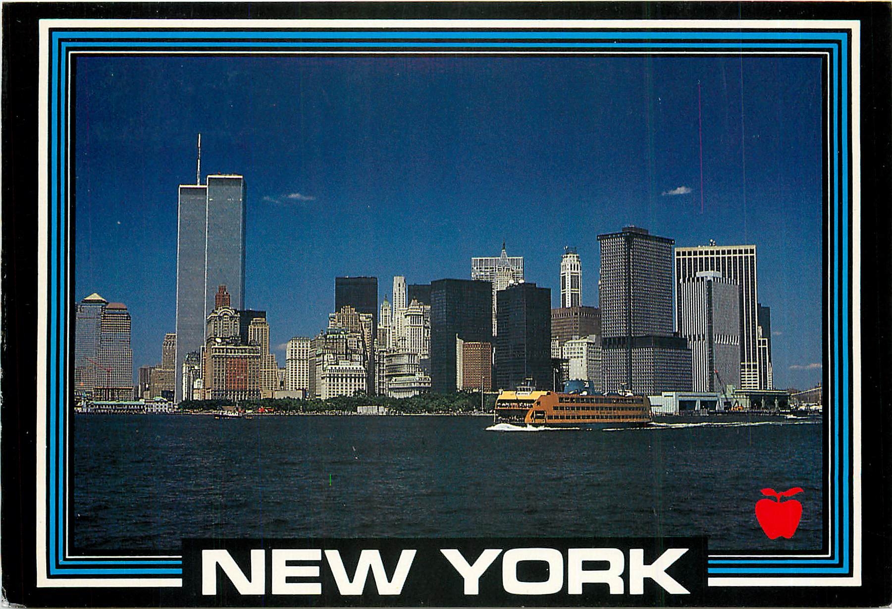 CPM New York Lower Manhattan New York Harbor and the famous Staten Island Ferry 