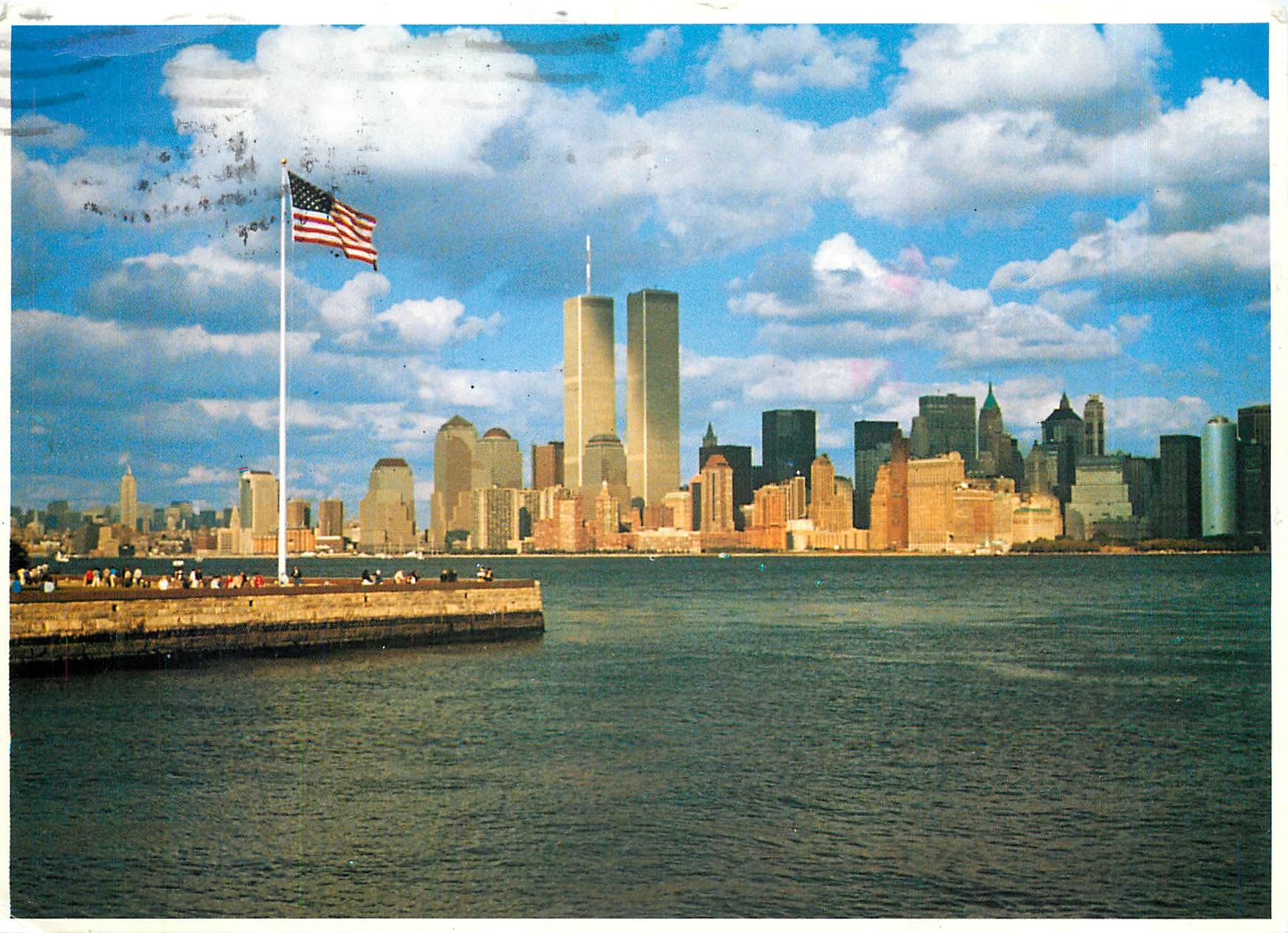 CPM New York City Downtown Skyline as seen from Ellis Island 