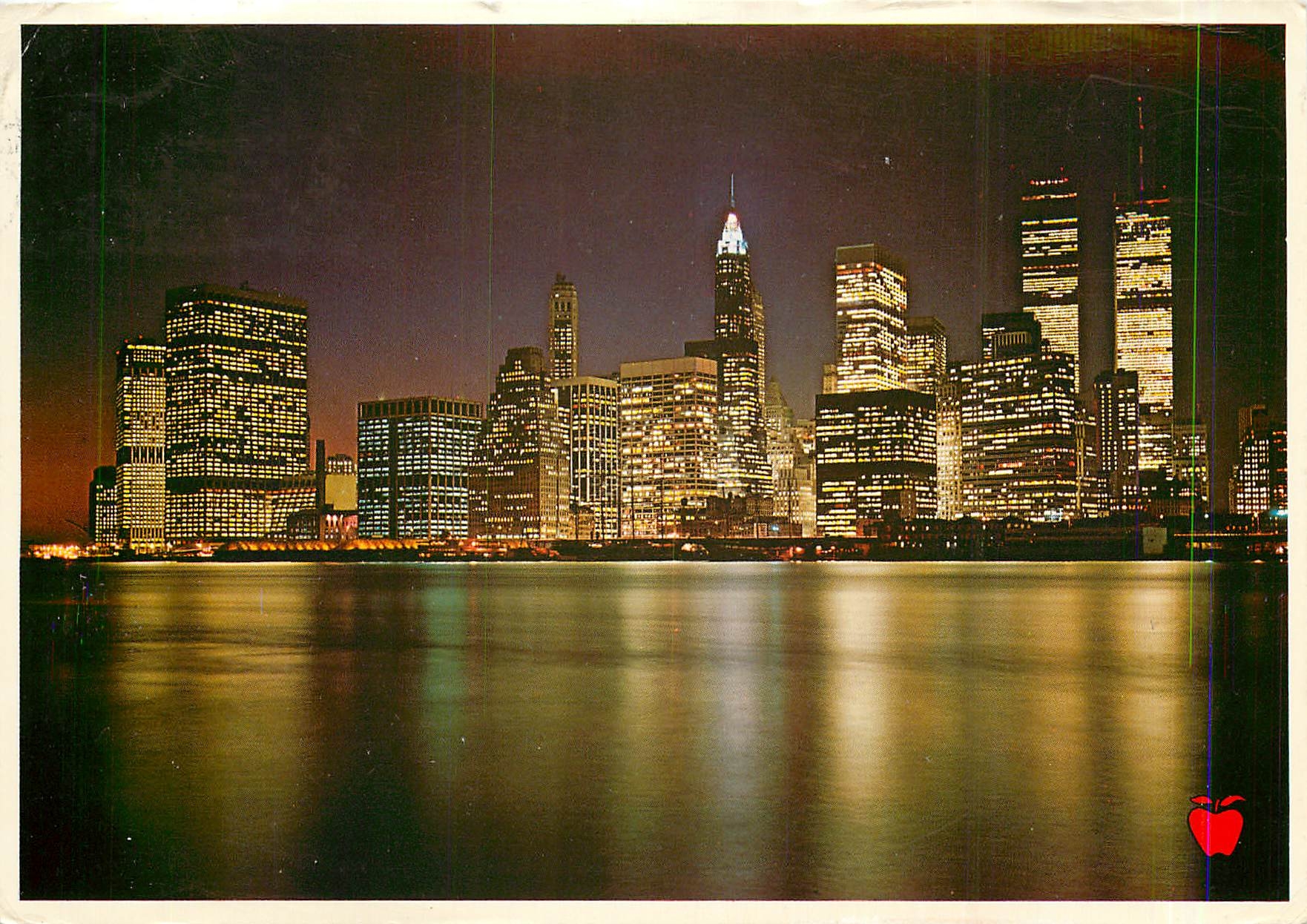 CPM New York City The Incandescent beauty of the downtown Manhattan skyline 