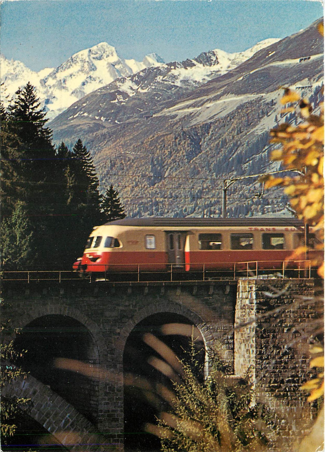 CPM Trans Europ Express Gottardo Basel Zurich Lugano Como Milano Ticino Zurich Lugano Como Milano Ci