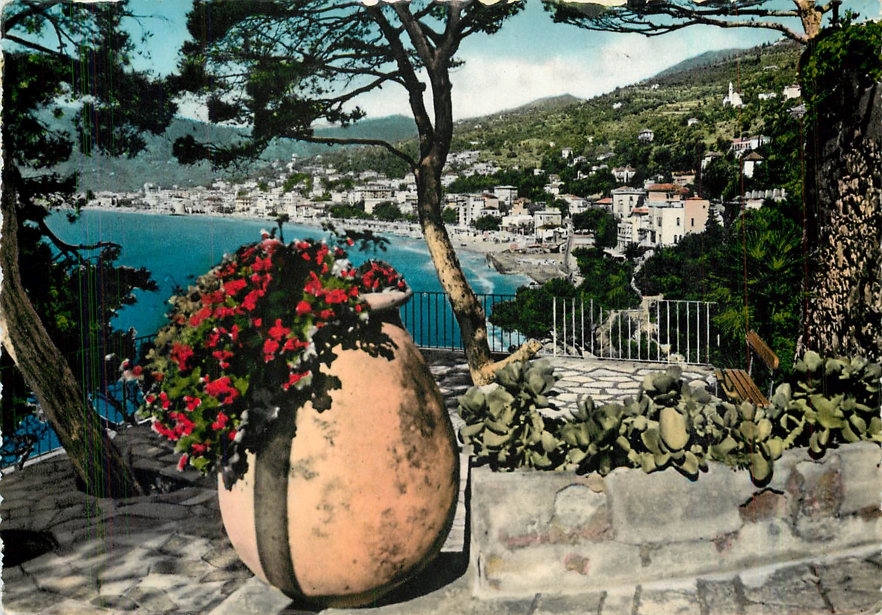 CPM Riviera dei Fiori Alassio Panorama dalla Corsara