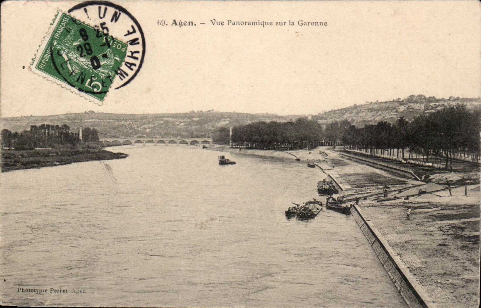 Agen CPA Panoramic View on the Garonne