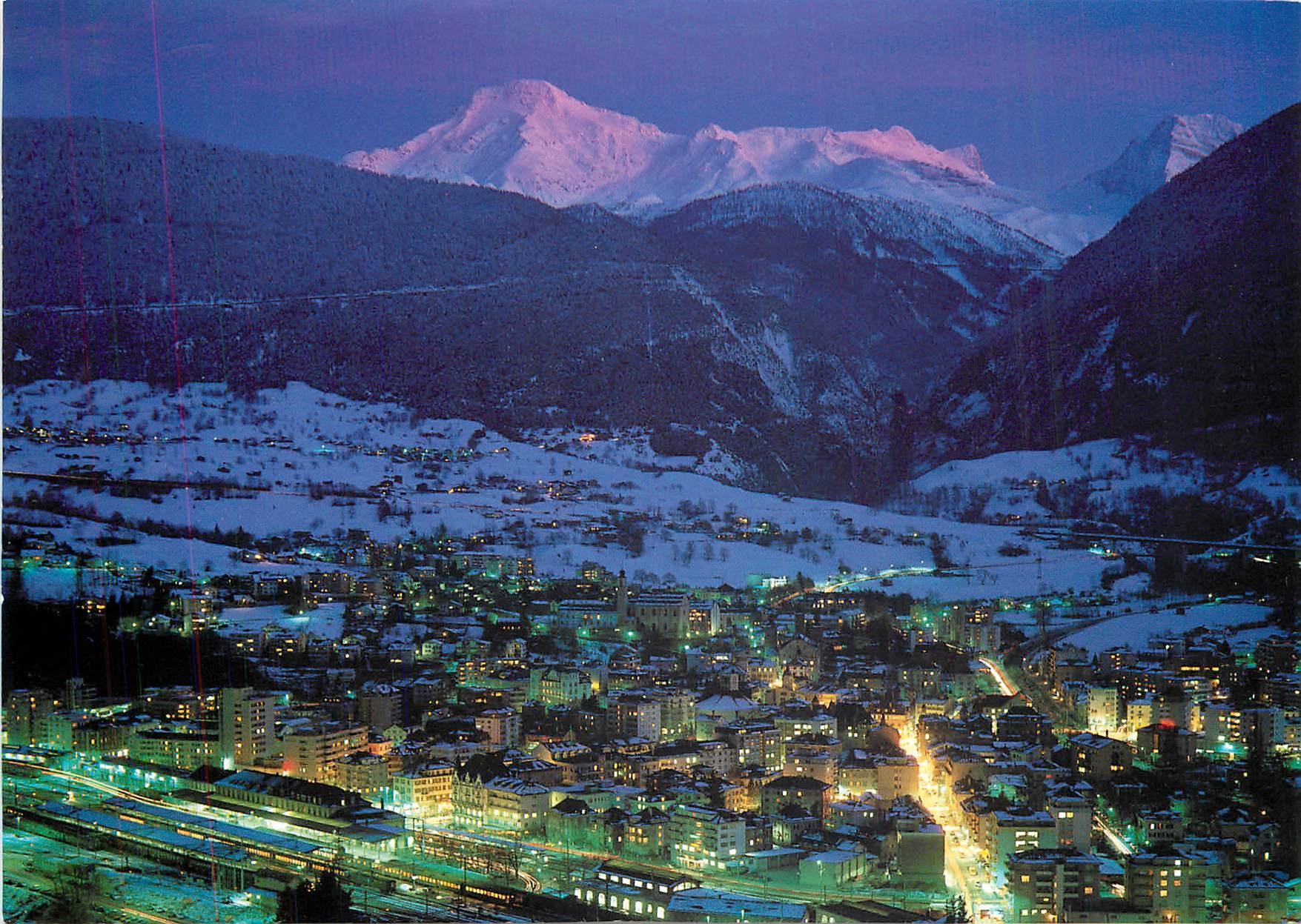 CPM Brig Wallis Winterliche Abendstimmung