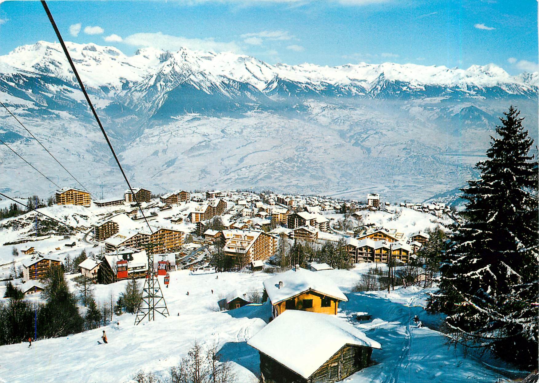 CPM Nendaz Station et les Alpes bernoises 