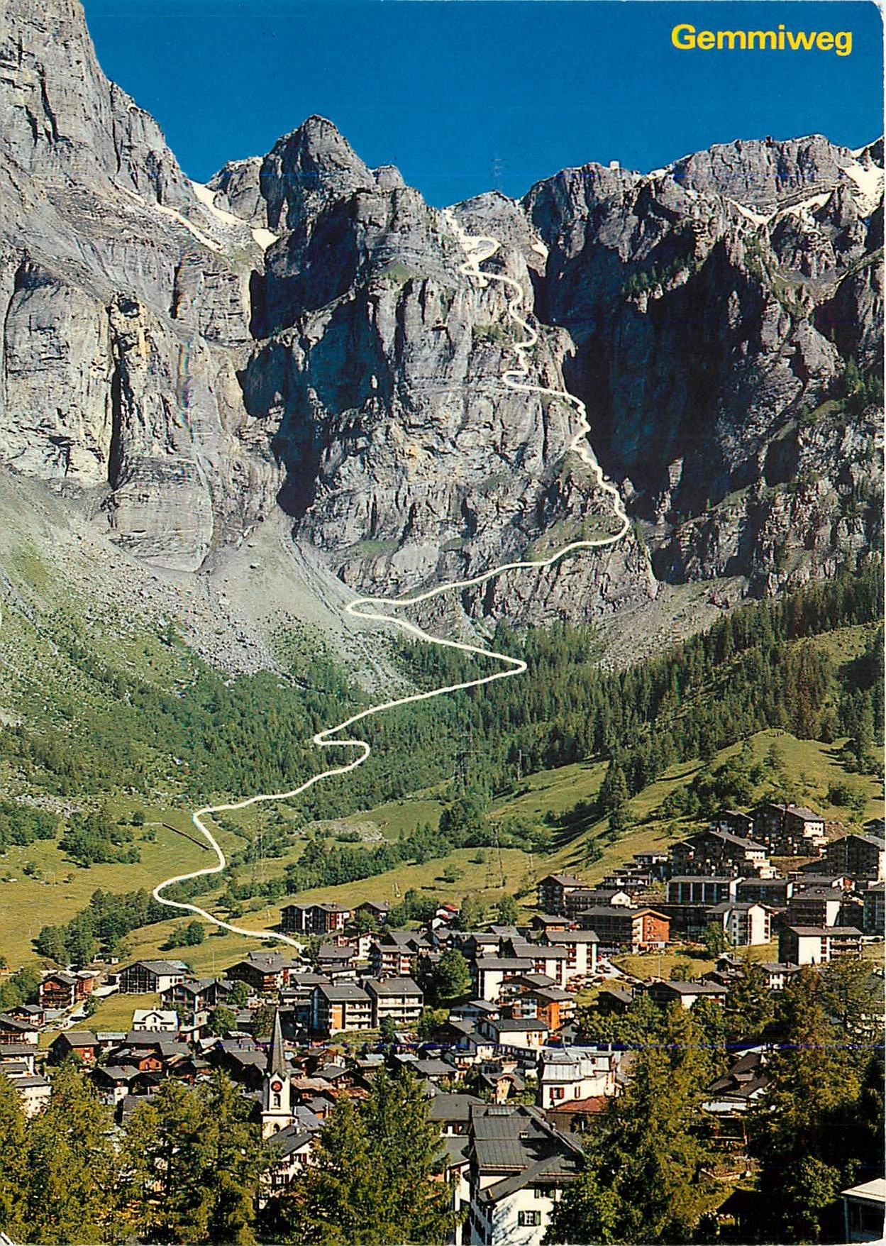 CPM Gemmiweg Leukerbad mit Gemmiweg 