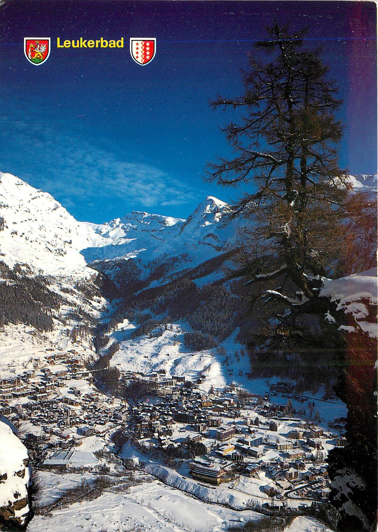 CPM Leukerbad Loeche les Bains Balmhorn und Gitzifurgge