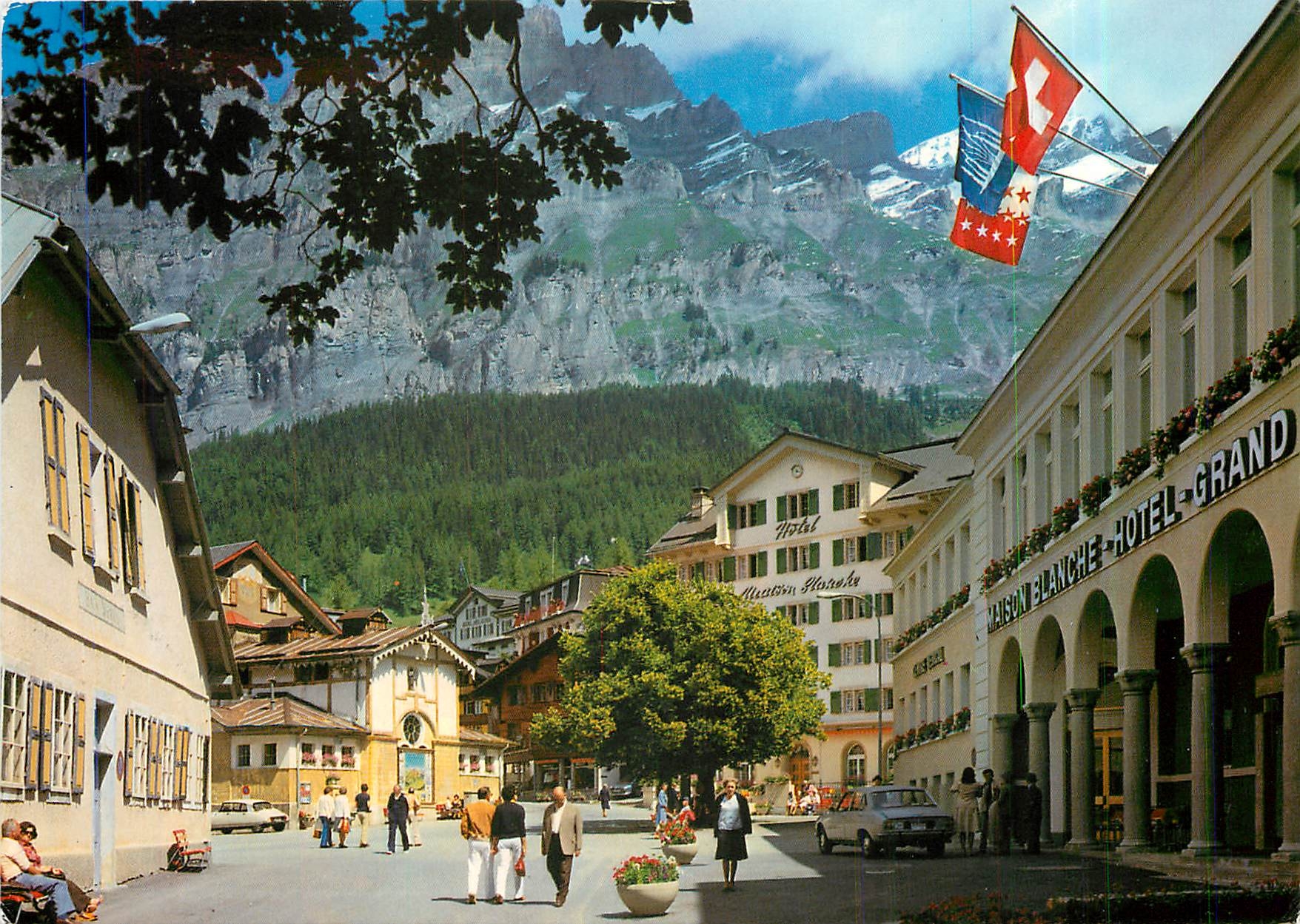 CPM Leukerbad Loeche les Bains Dorfplatz