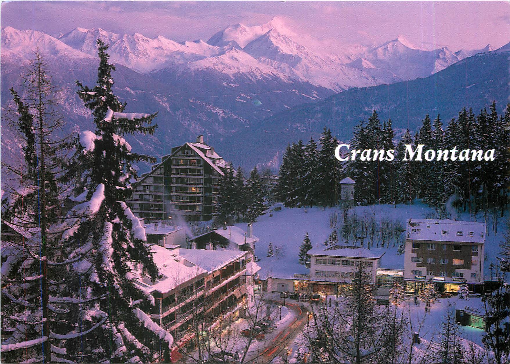 CPM Crans Montana avec le Weisshorn et le Rothorn de Zinal 
