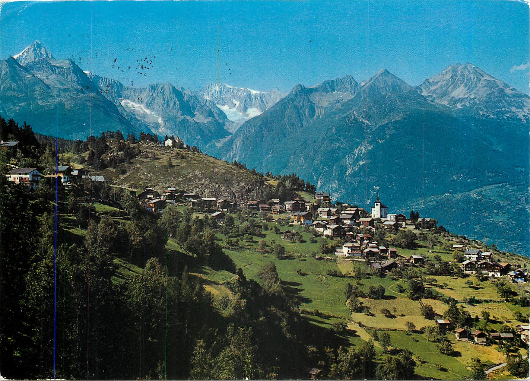 CPM Zeneggen Wallis Bietschhorn Breithorn Gerstenhorn 