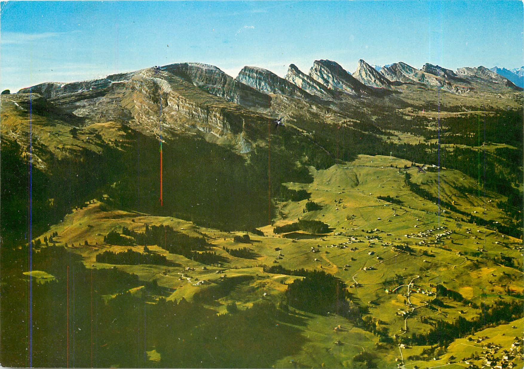 CPM Flugaufnahme Churfirsten im Obertoggenburg