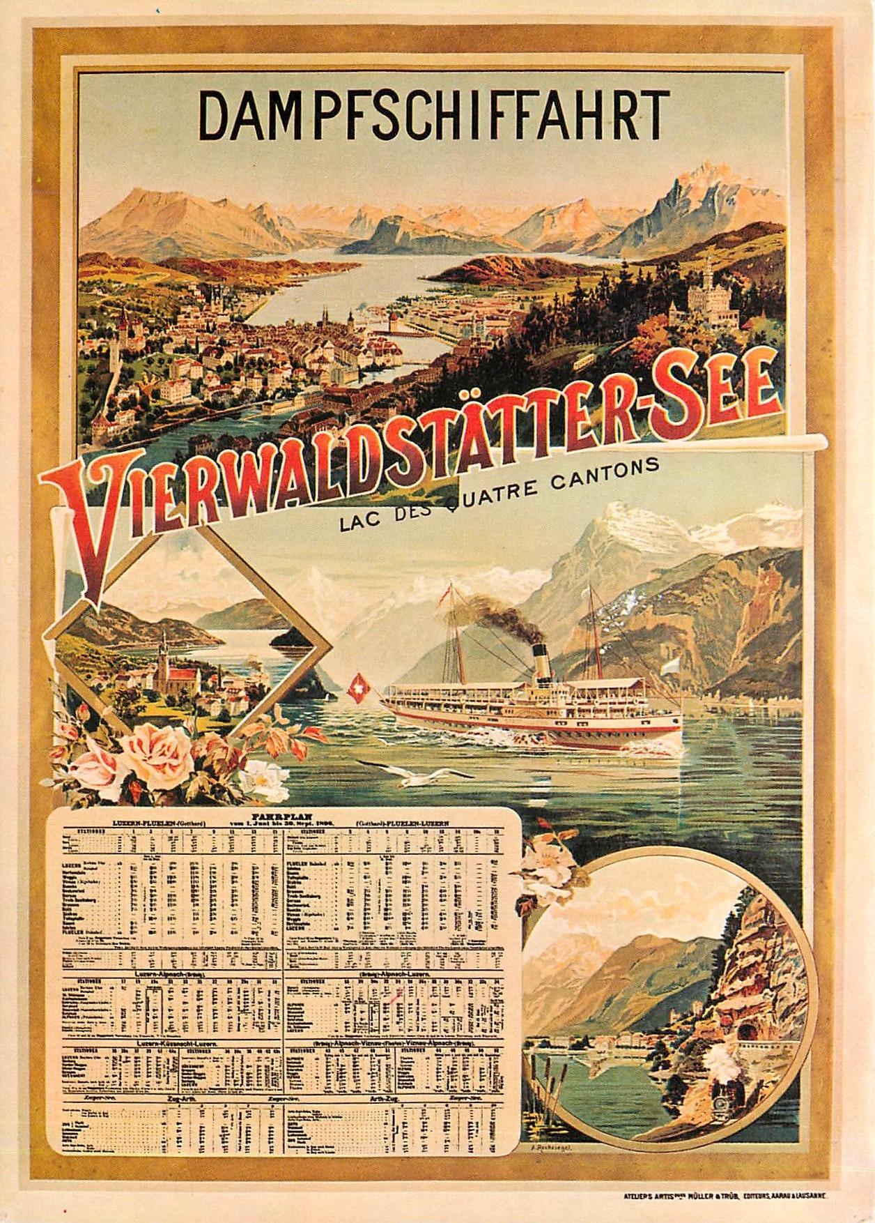 CPM A Reckziegel Plakat fur Dampfshiffahrts Gessellschaft