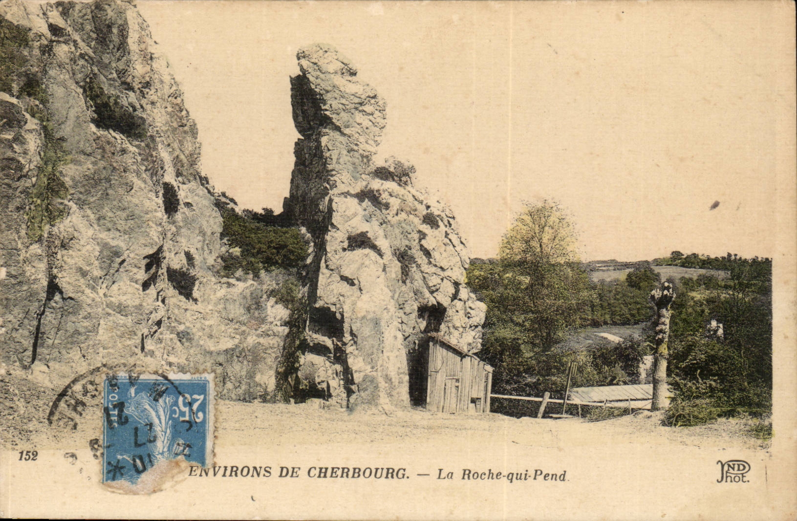 Surroundings of Cherbourg CPA the rock which pent