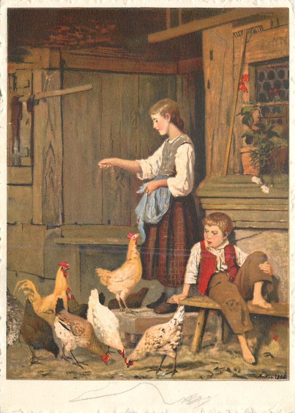 CPM Albert Anker Mittagsmahl A midi 