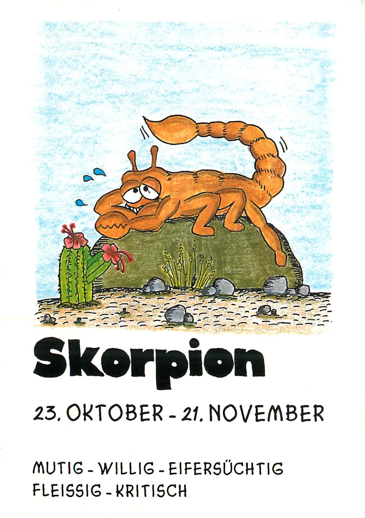 CPM Skorpion 23 Oktober 21 November Scorpion