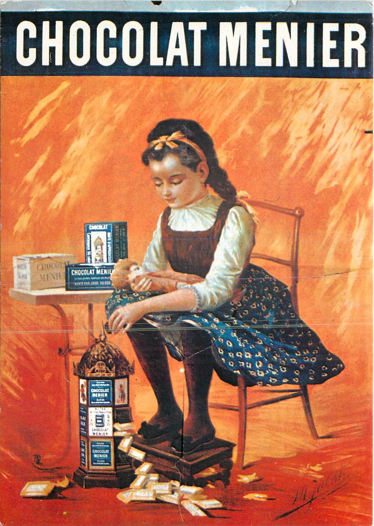 CPM Chocolat Menier Friandises 