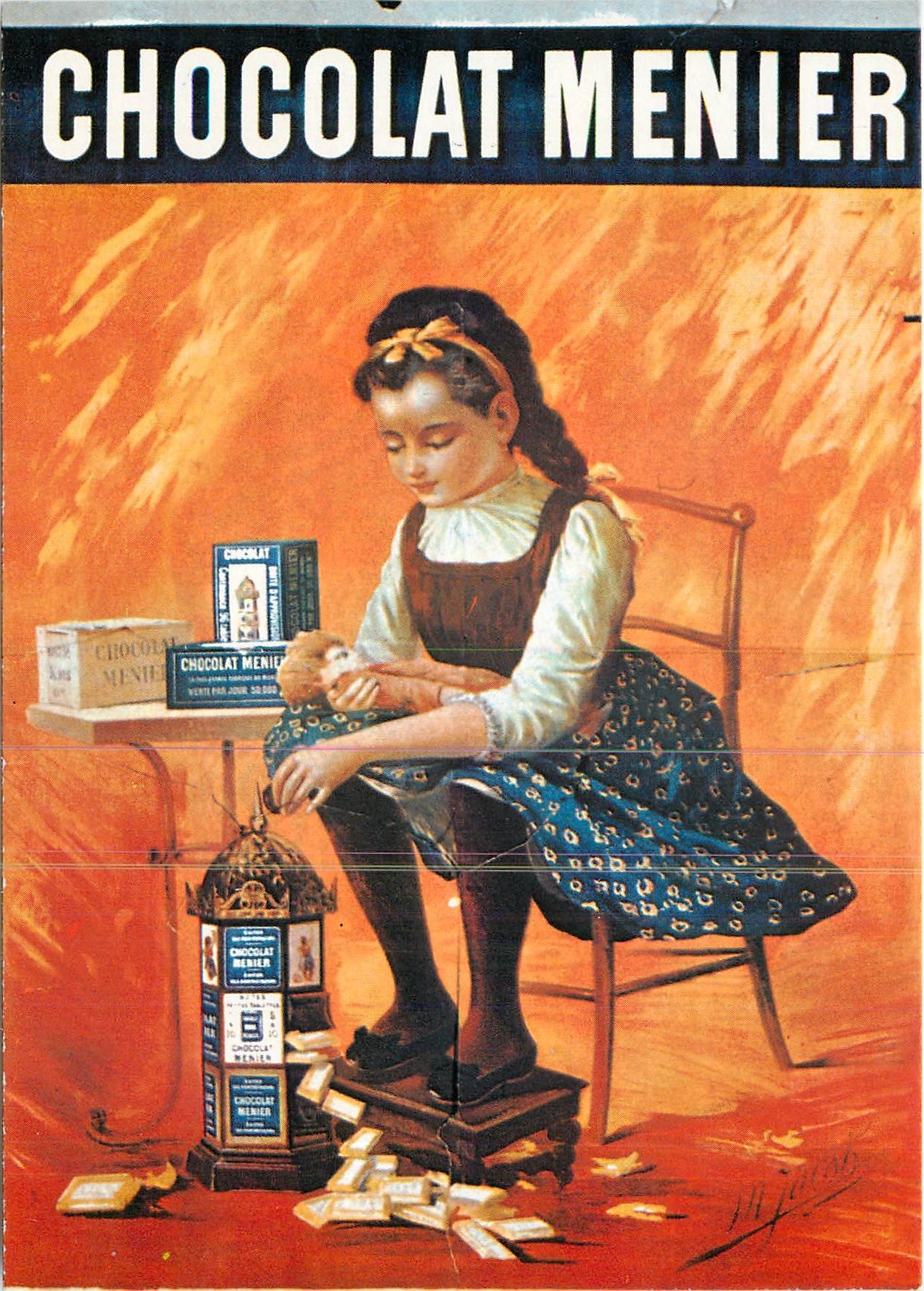 CPM Chocolat Menier Friandises 